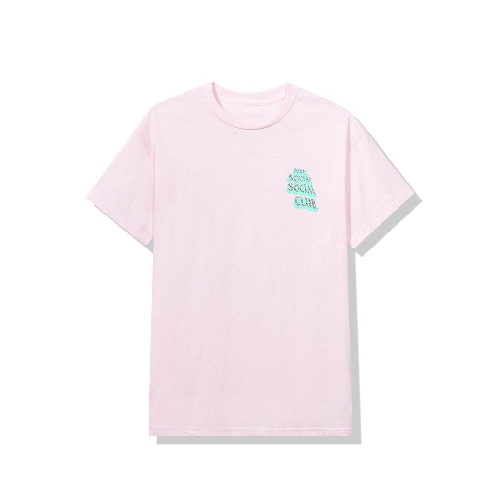 Anti Social Social Club DS ASSC White Black Zebra Logo Facade Pink Tee in hand BAPE Size US L / EU 52-54 / 3 - 4 Thumbnail