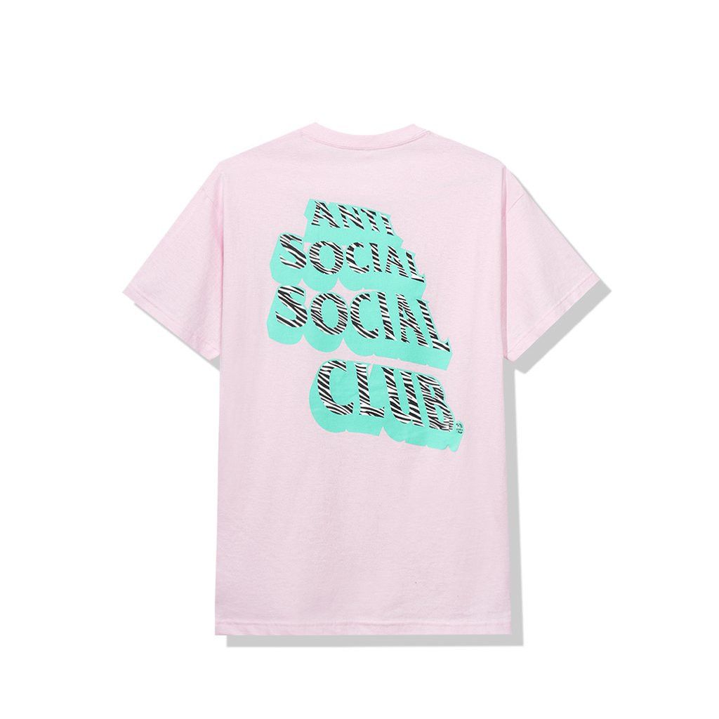 Anti Social Social Club DS ASSC White Black Zebra Logo Facade Pink Tee in hand BAPE Size US L / EU 52-54 / 3 - 1 Thumbnail