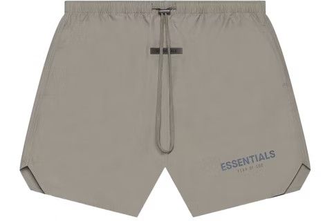 image of Fear Of God Essentials Volley Short Taupe Size Xl, Men's