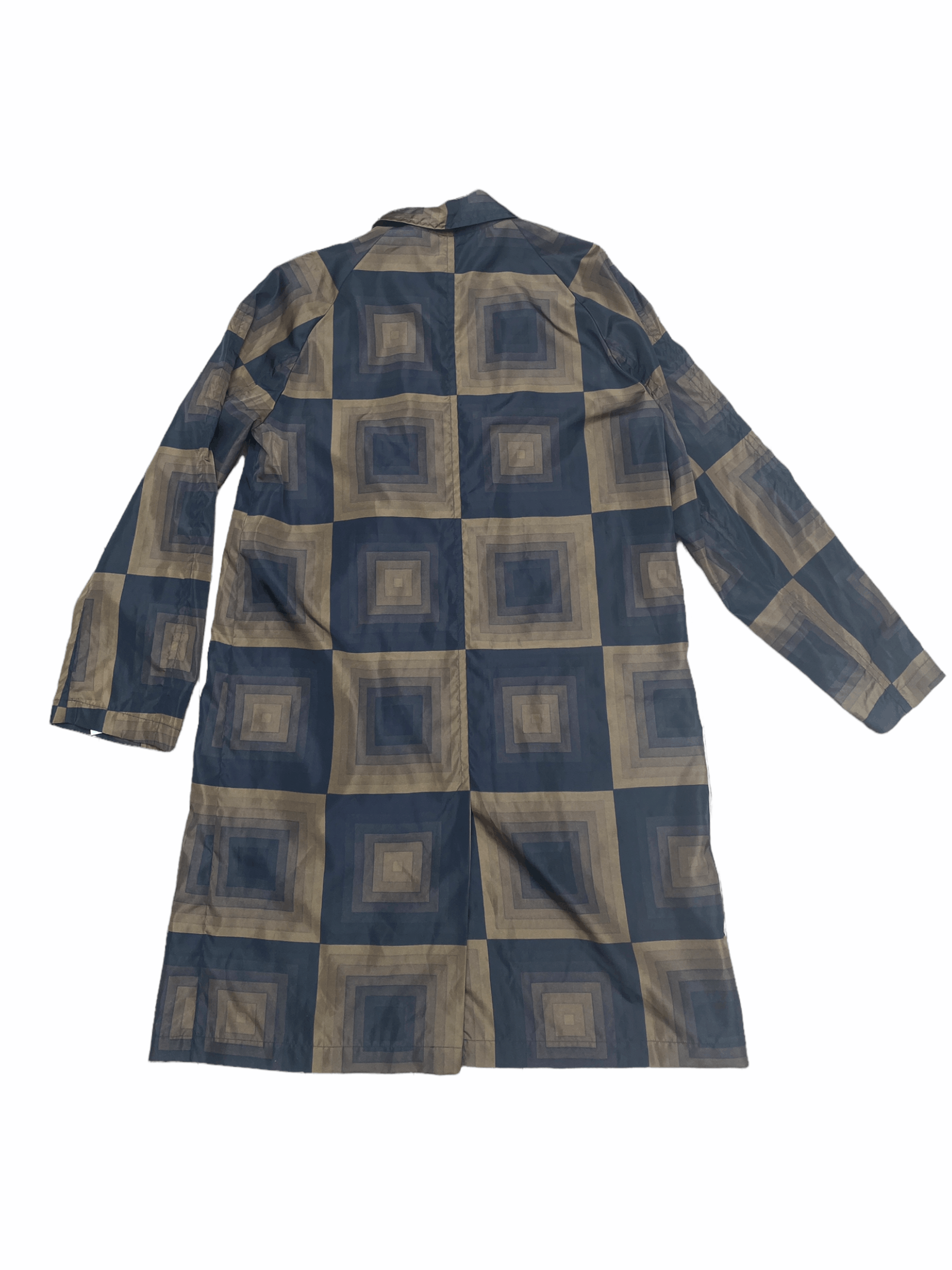 Dries Van Noten SS19 Verner Panton Brown Nylon Coat Size US M / EU 48-50 / 2 - 3 Thumbnail