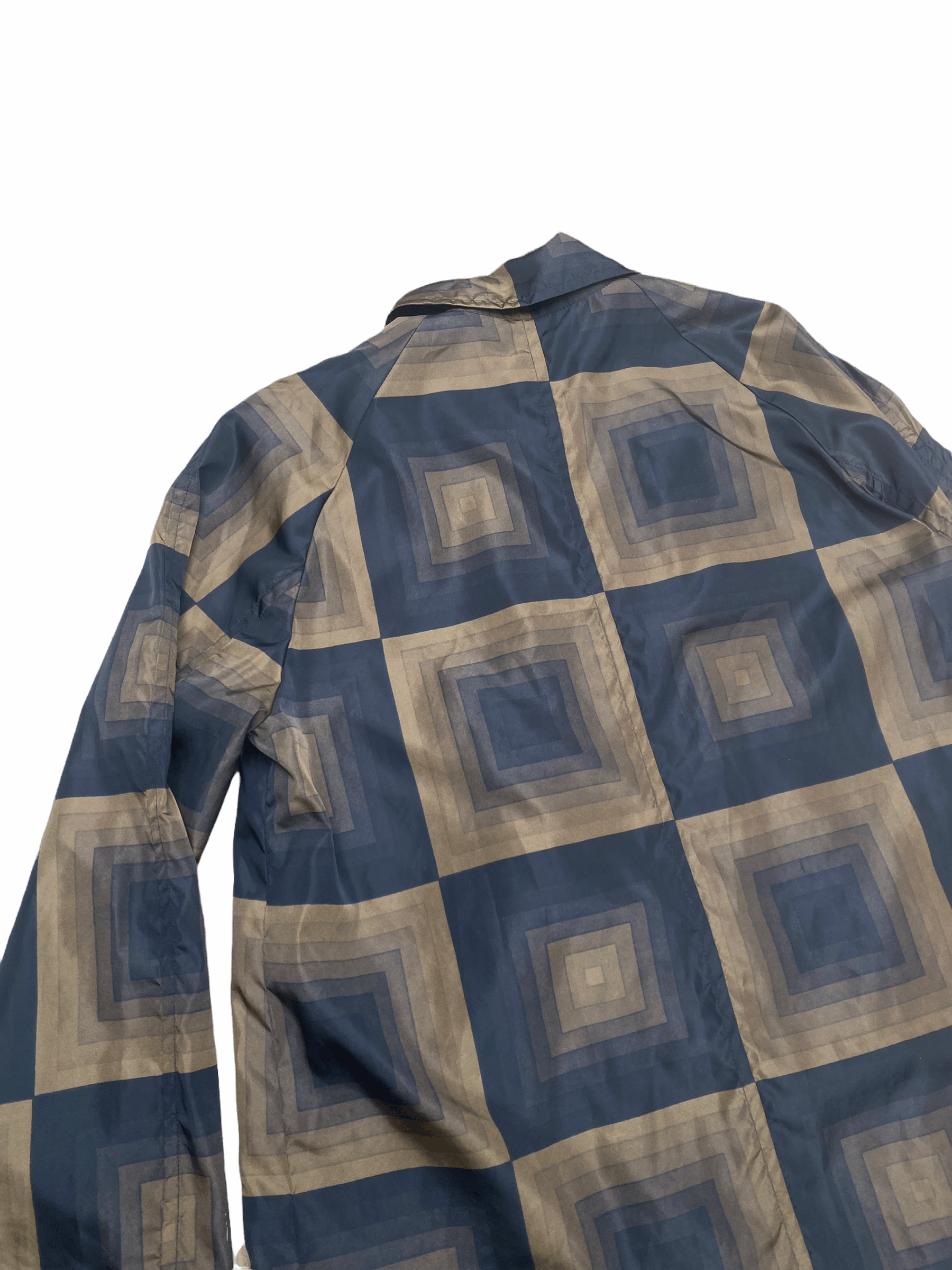 Dries Van Noten SS19 Verner Panton Brown Nylon Coat Size US M / EU 48-50 / 2 - 4 Thumbnail