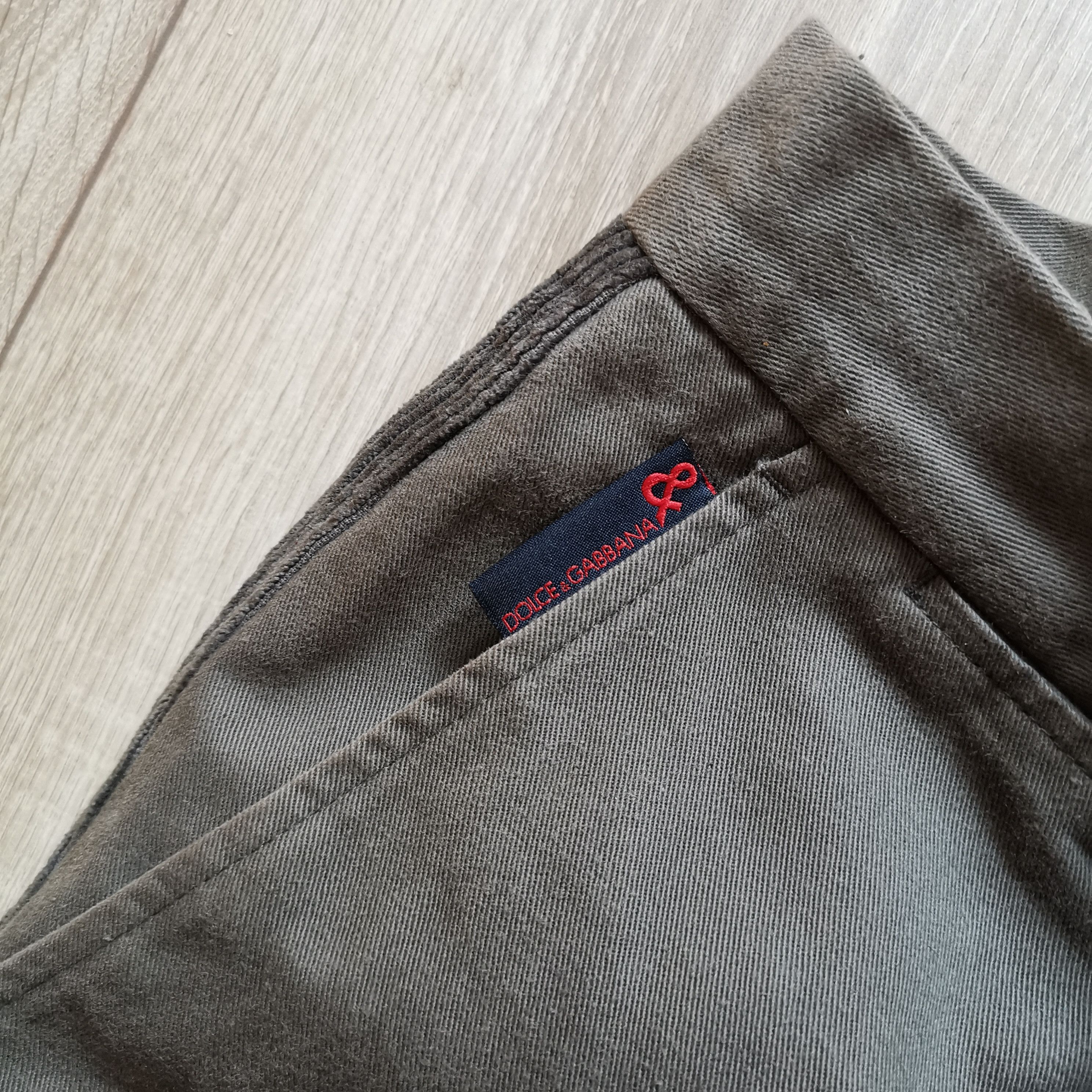 Dolce & Gabbana Dolce & Gabanna 90s Corduroy Utility Chino pants Size US 30 / EU 46 - 4 Thumbnail