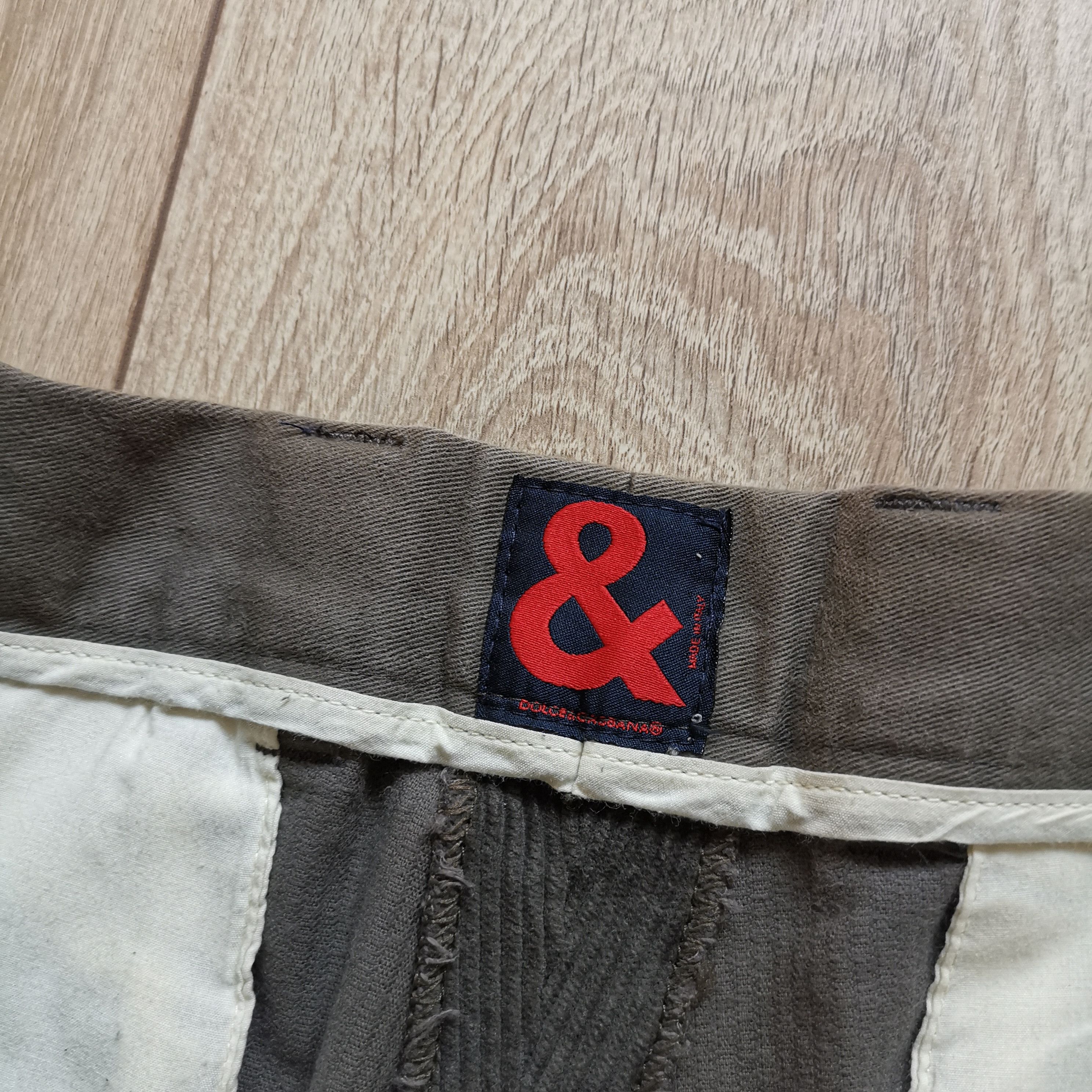 Dolce & Gabbana Dolce & Gabanna 90s Corduroy Utility Chino pants Size US 30 / EU 46 - 5 Thumbnail