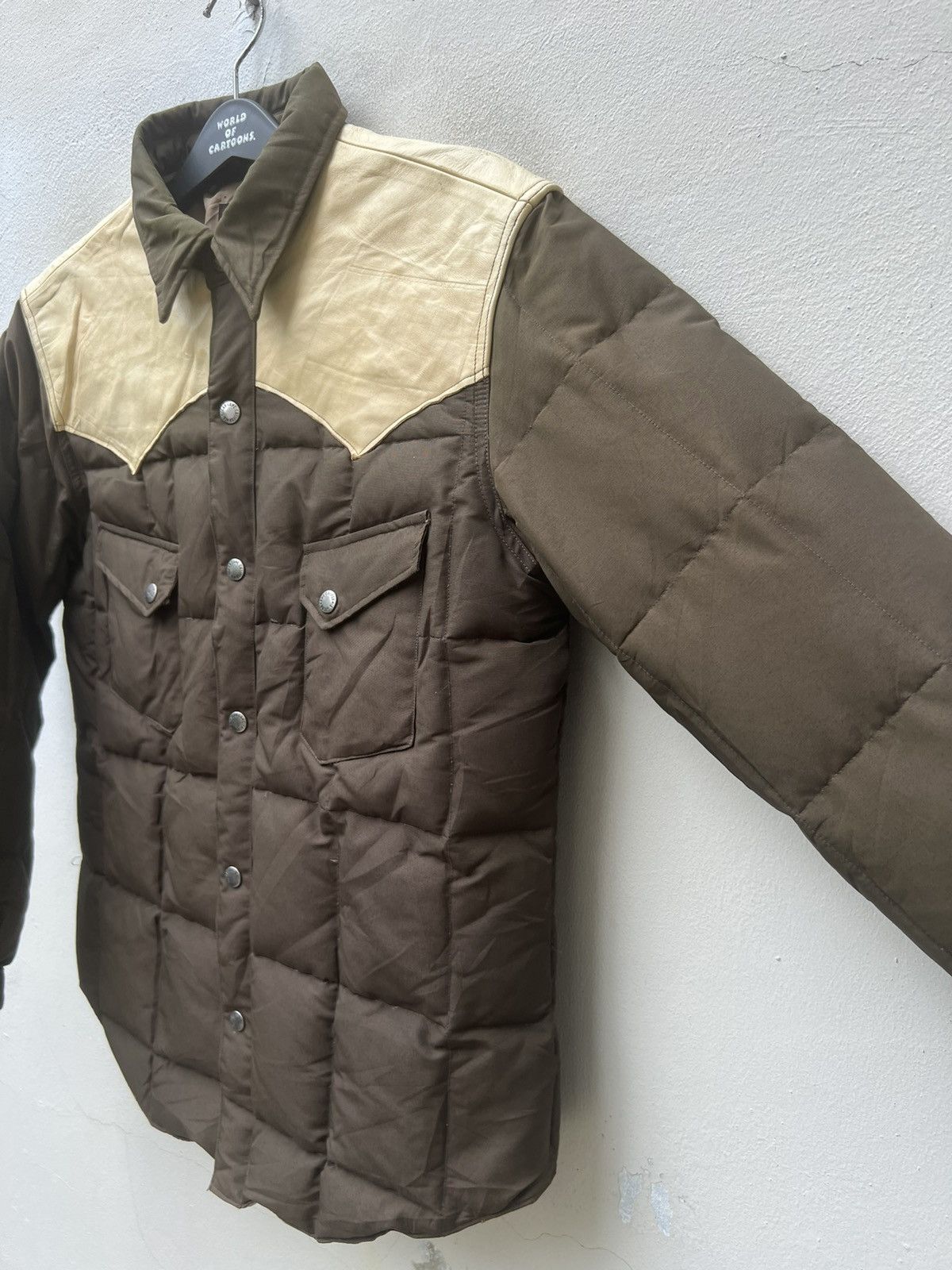 Sugar Cane × Toyo Enterprises Sugar Cane Quilt Hybrid Western Down Jacket Shirt Size US L / EU 52-54 / 3 - 10 Thumbnail
