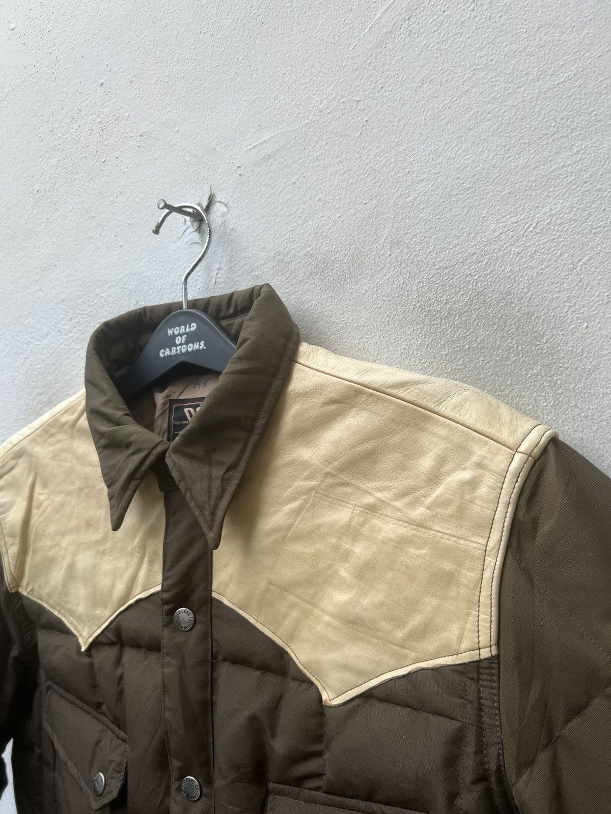 Sugar Cane × Toyo Enterprises Sugar Cane Quilt Hybrid Western Down Jacket Shirt Size US L / EU 52-54 / 3 - 11 Thumbnail