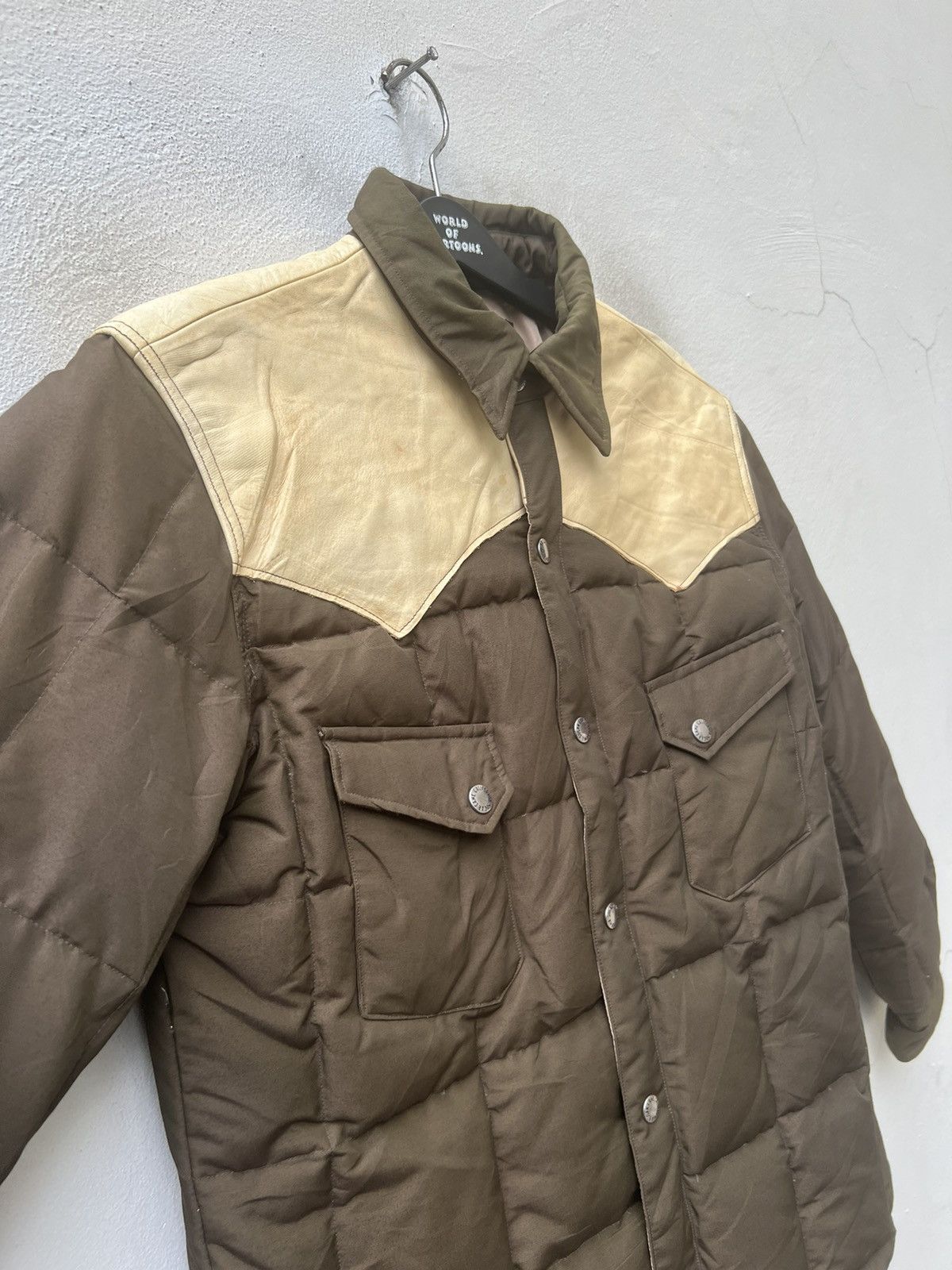 Sugar Cane × Toyo Enterprises Sugar Cane Quilt Hybrid Western Down Jacket Shirt Size US L / EU 52-54 / 3 - 13 Thumbnail