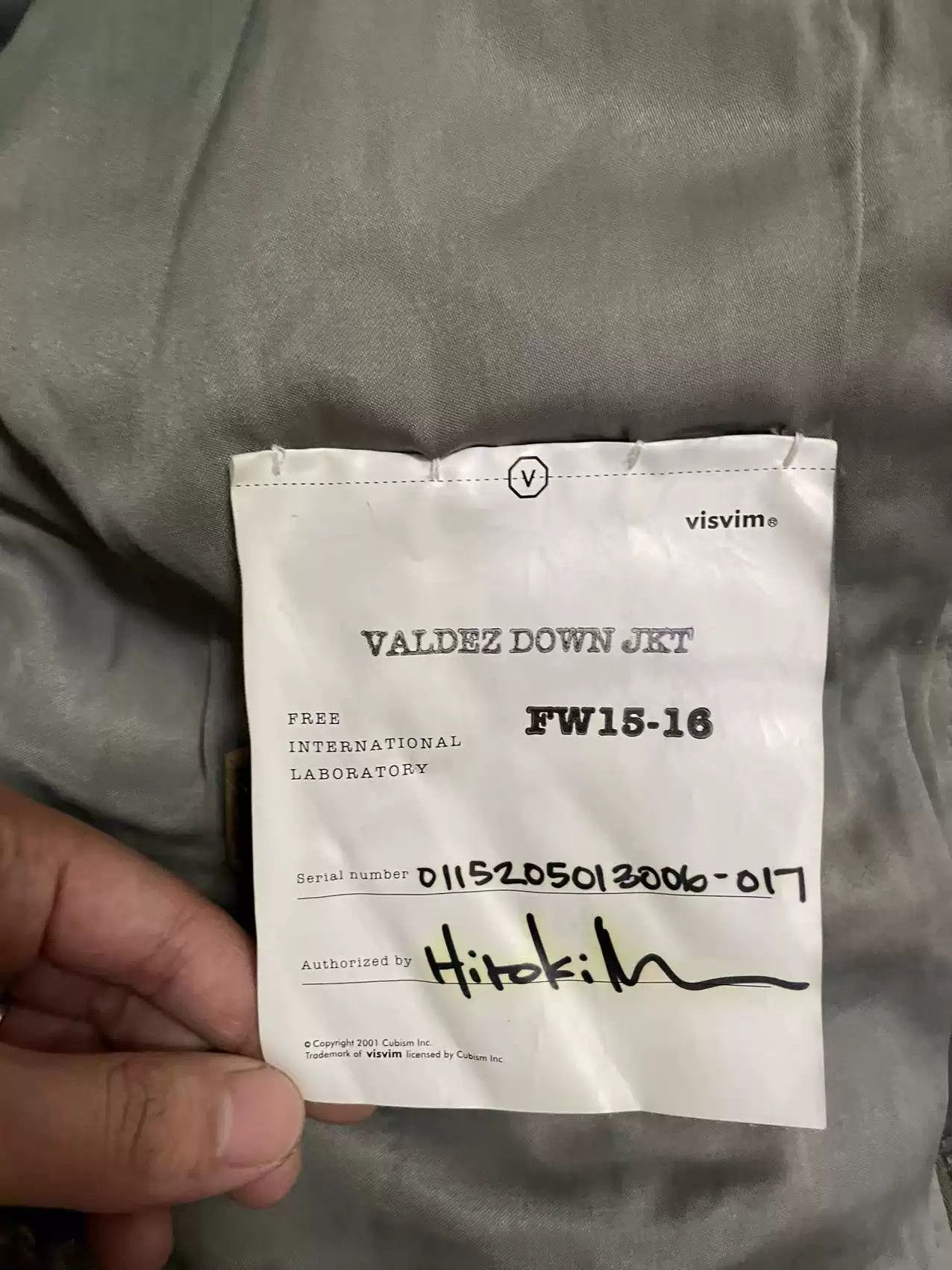 Visvim visvim valdez down jkt mud dye Size US S / EU 44-46 / 1 - 4 Thumbnail