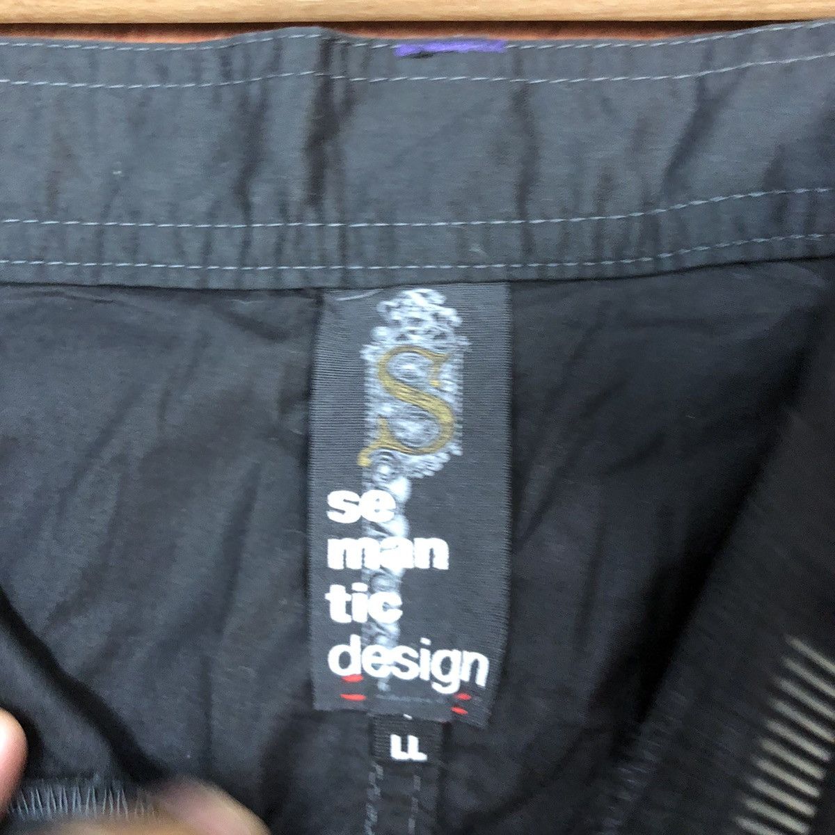 Japanese Brand DLL Semantic Design multi pocket Black cropped pants #2042 Size US 34 / EU 50 - 11 Thumbnail