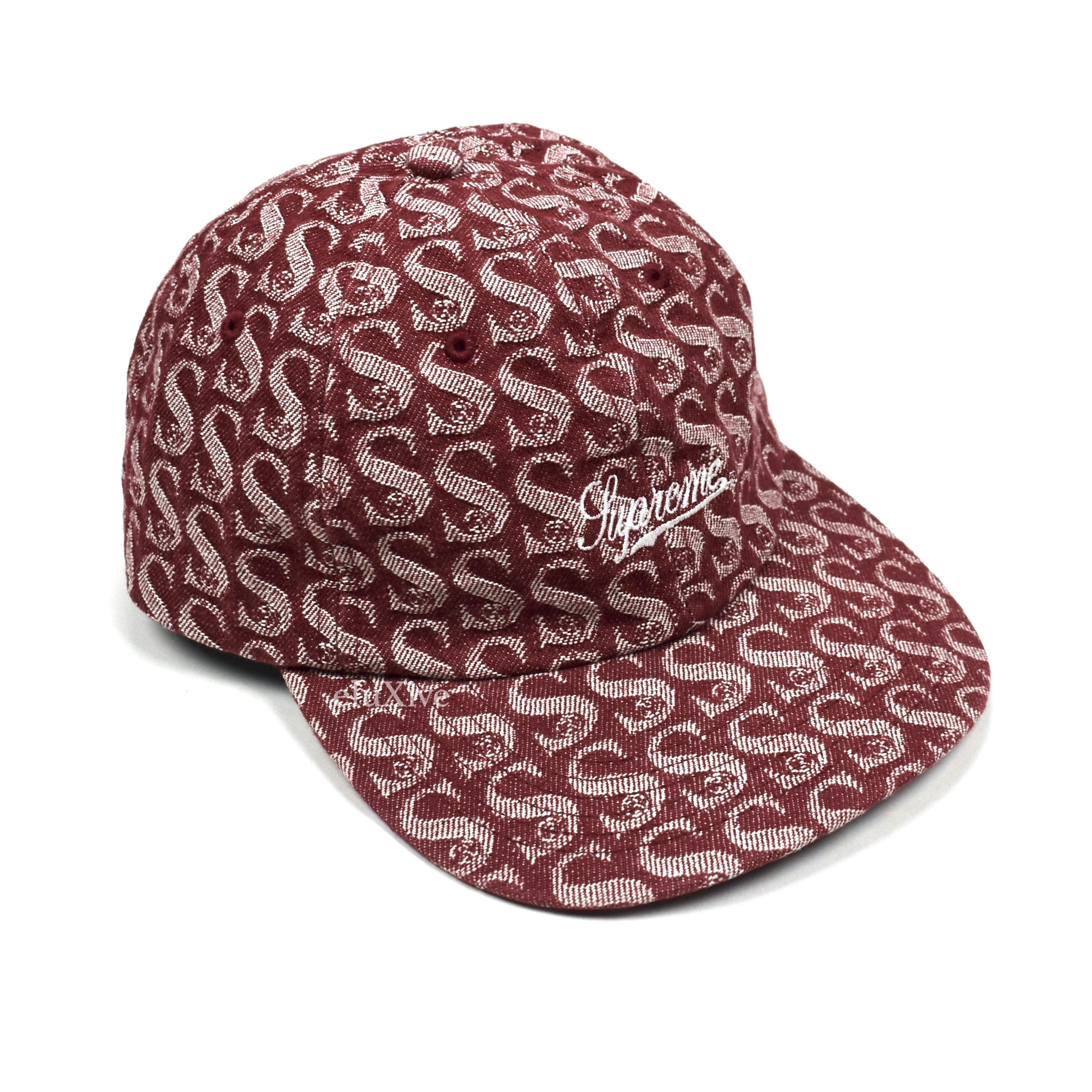 Supreme Supreme Twill Crusher from SS21 in Red Monogram