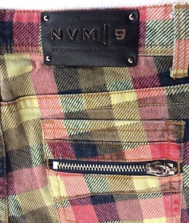 Christian Audigier NVM/9 By Christian Audigier Checked Plaid Tartan Bondage Size US 30 / EU 46 - 7 Thumbnail