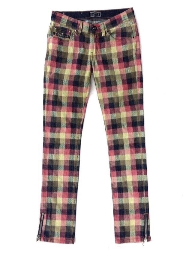 Christian Audigier NVM/9 By Christian Audigier Checked Plaid Tartan Bondage Size US 30 / EU 46 - 1 Thumbnail