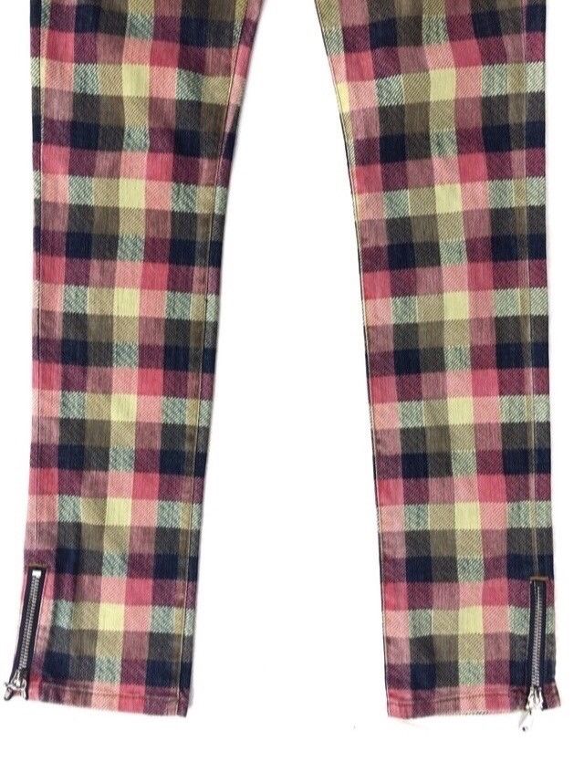 Christian Audigier NVM/9 By Christian Audigier Checked Plaid Tartan Bondage Size US 30 / EU 46 - 4 Thumbnail
