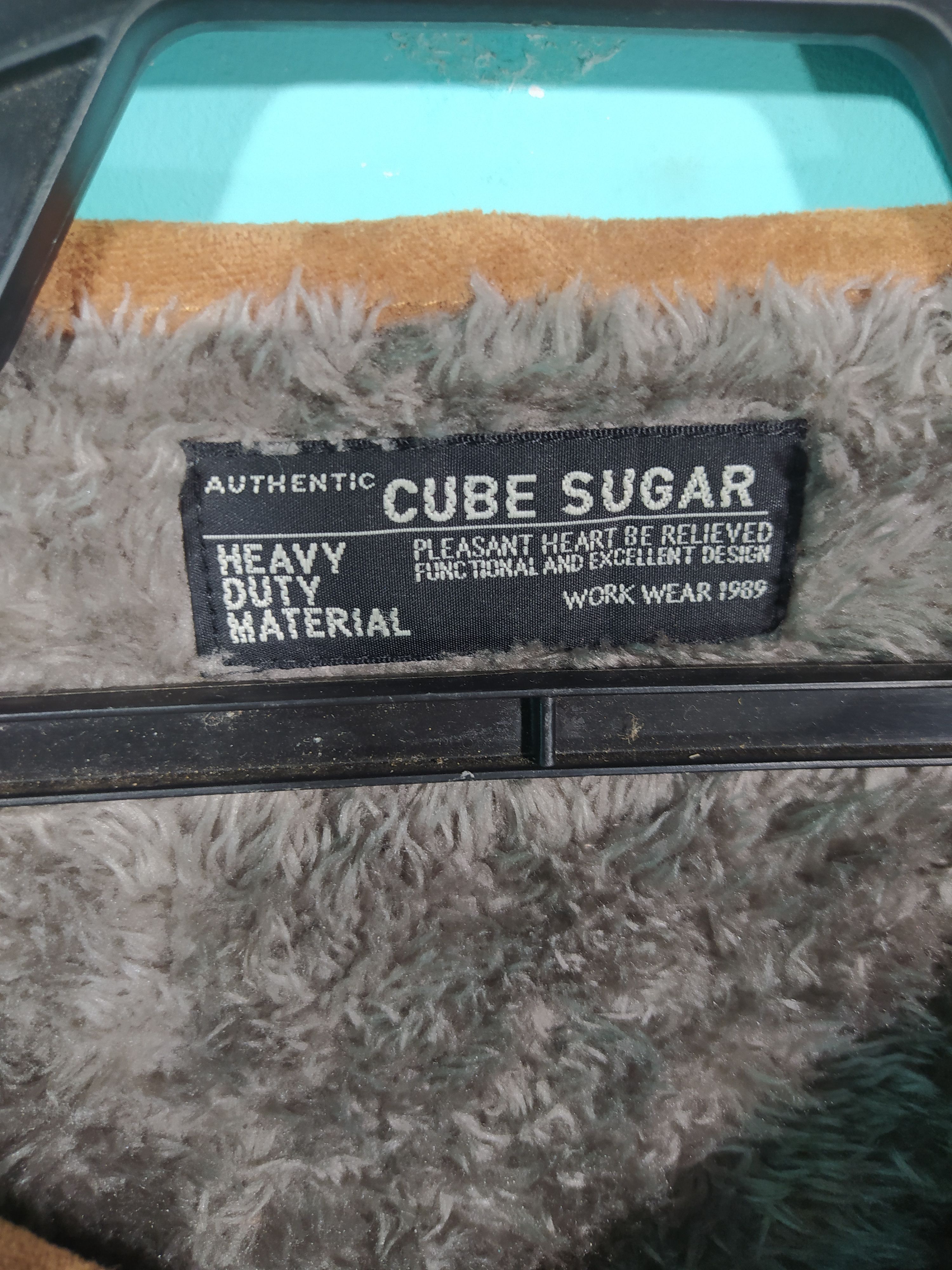 Japanese Brand Moleskins Cube Sugar Lined Fleece Jacket Size US M / EU 48-50 / 2 - 6 Thumbnail