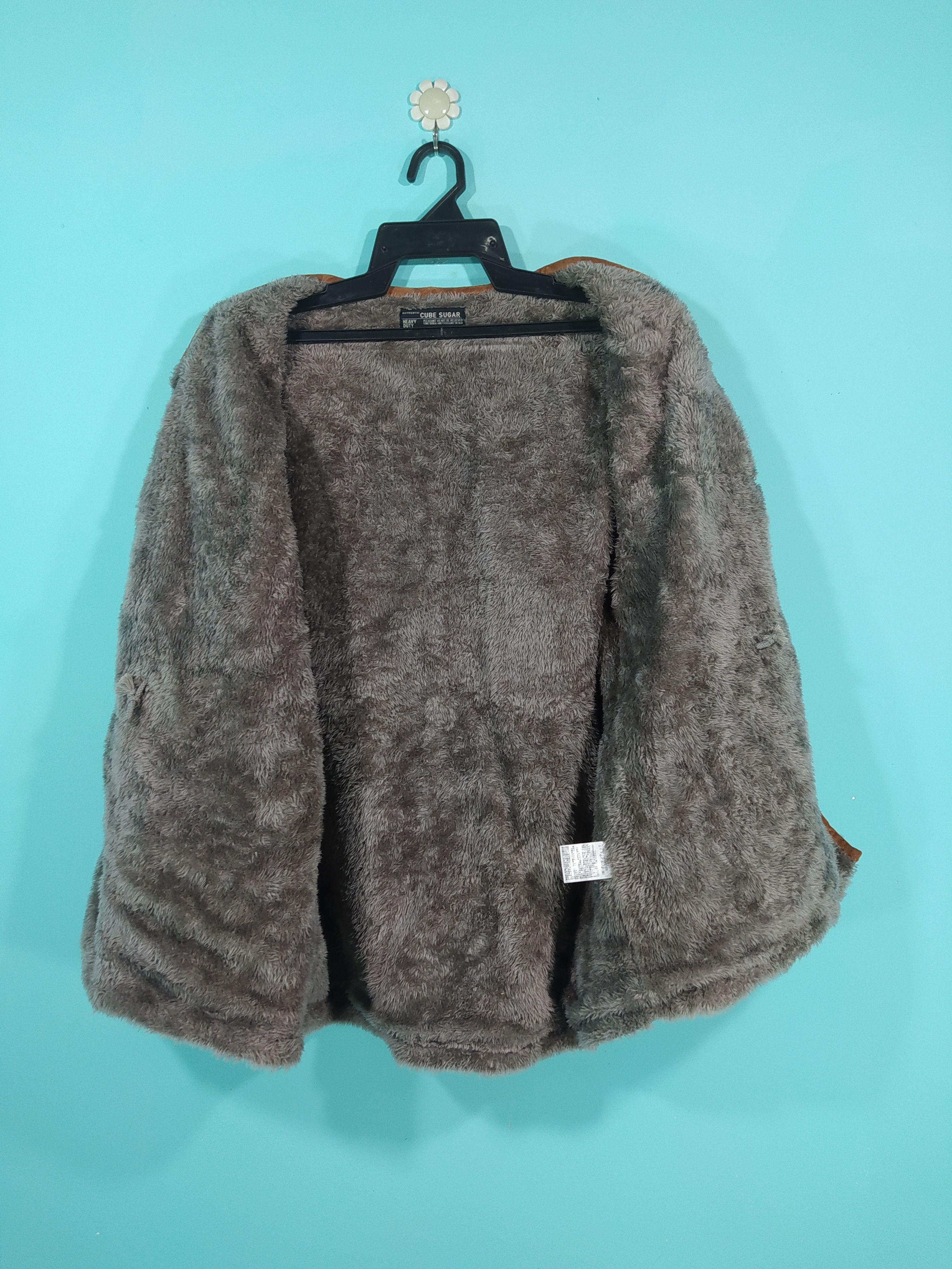 Japanese Brand Moleskins Cube Sugar Lined Fleece Jacket Size US M / EU 48-50 / 2 - 4 Thumbnail
