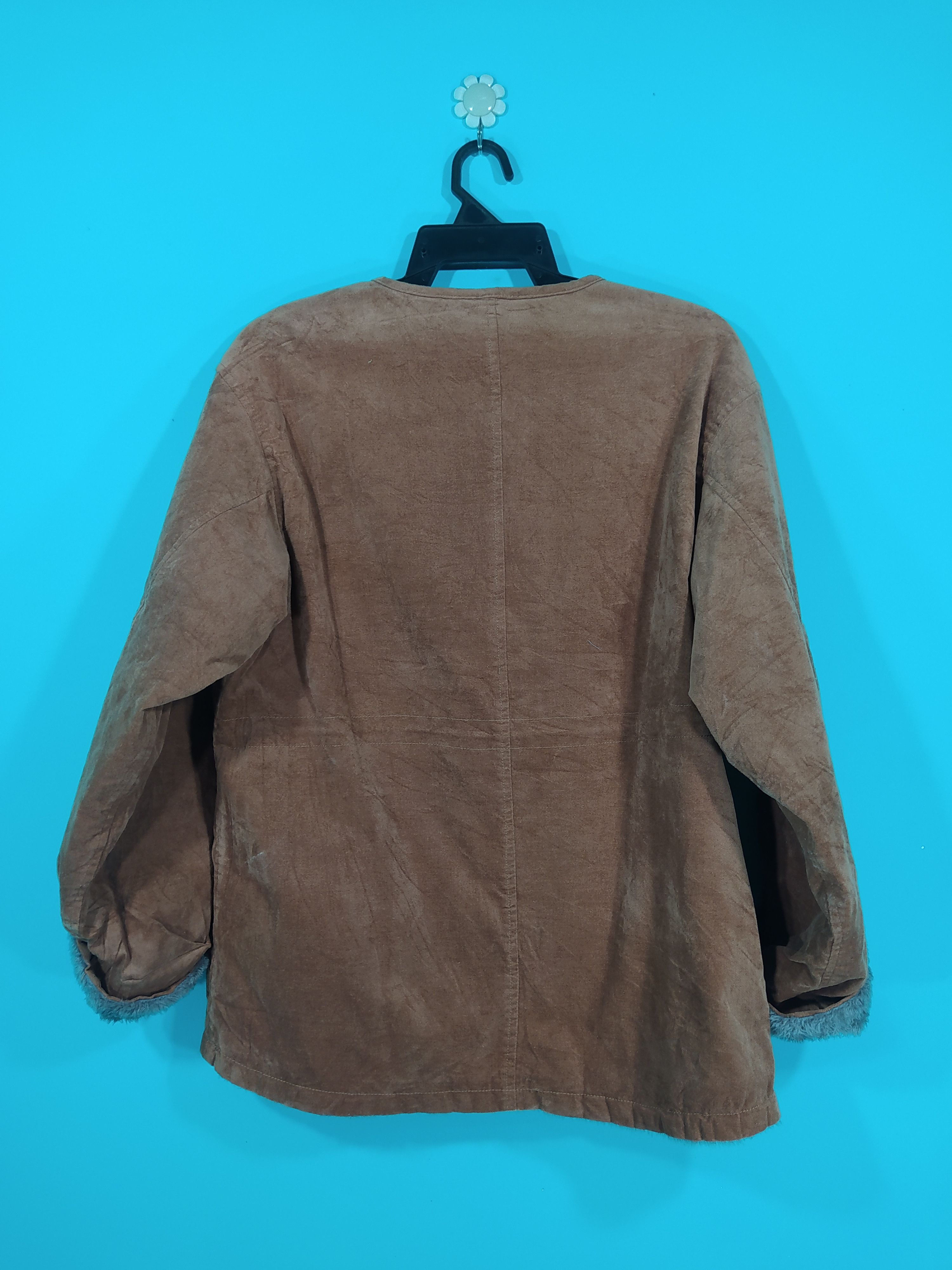 Japanese Brand Moleskins Cube Sugar Lined Fleece Jacket Size US M / EU 48-50 / 2 - 5 Thumbnail