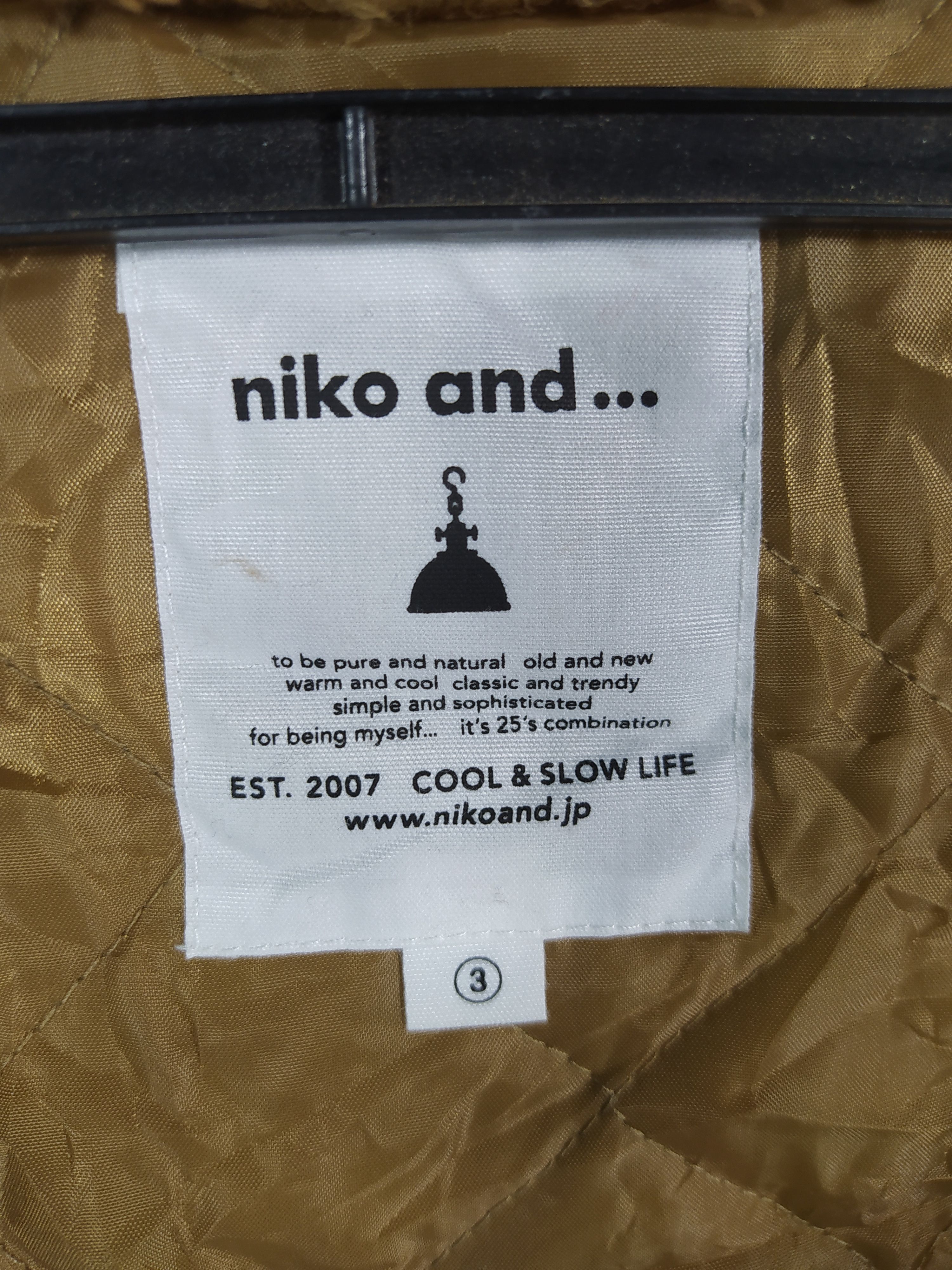 Japanese Brand NIKO AND...Fleece Zipper Size US L / EU 52-54 / 3 - 7 Thumbnail