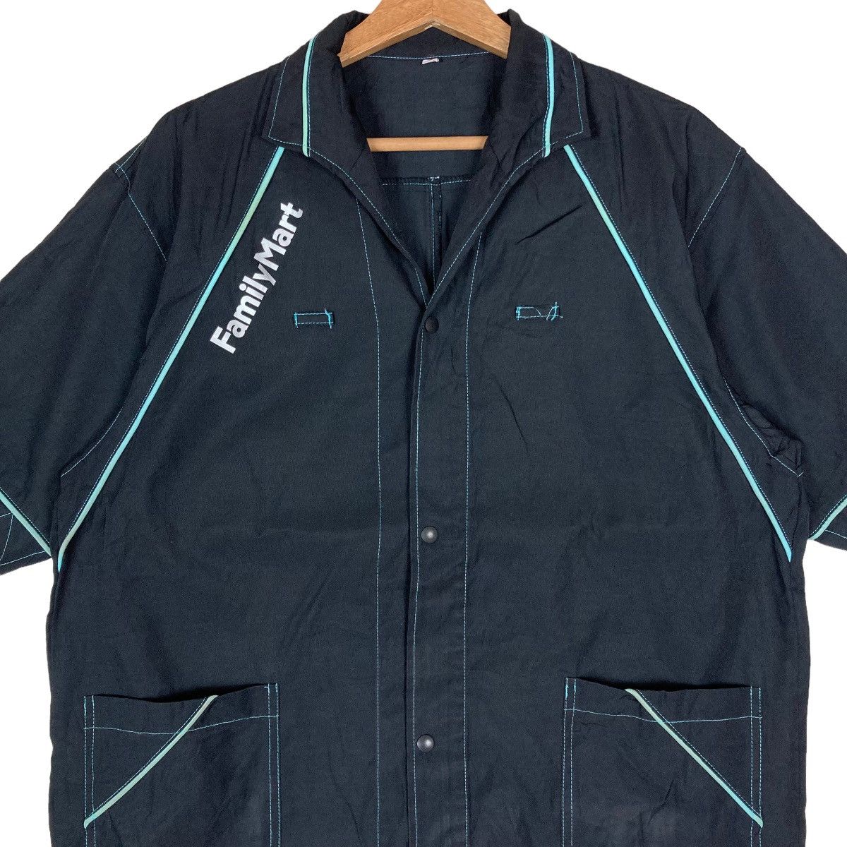 Vintage Vintage Family Mart Uniform Snap Button Shirt Jacket Size US L / EU 52-54 / 3 - 2 Thumbnail