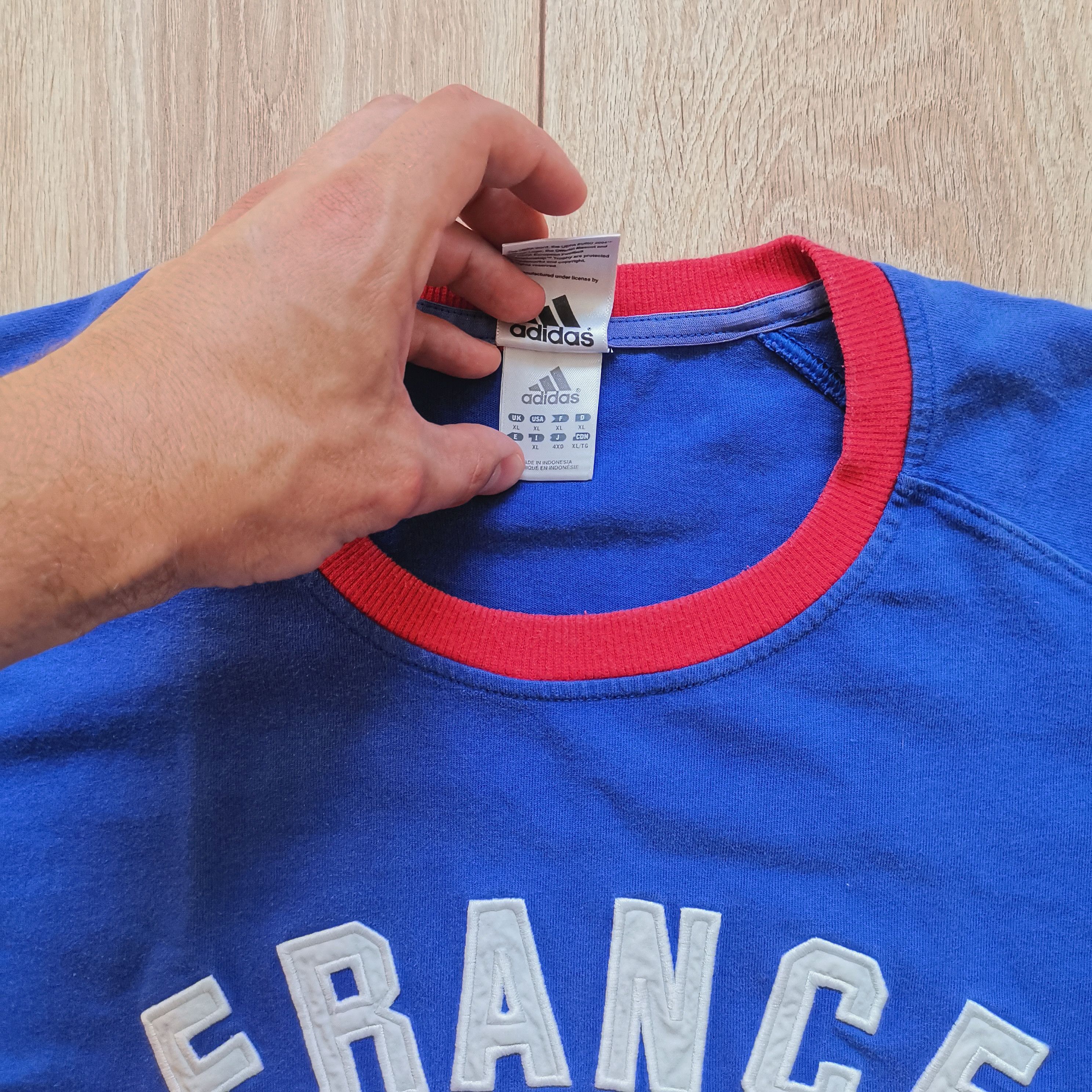 Adidas Adidas France Euro 2004 official shirt Size US XL / EU 56 / 4 - 2 Thumbnail