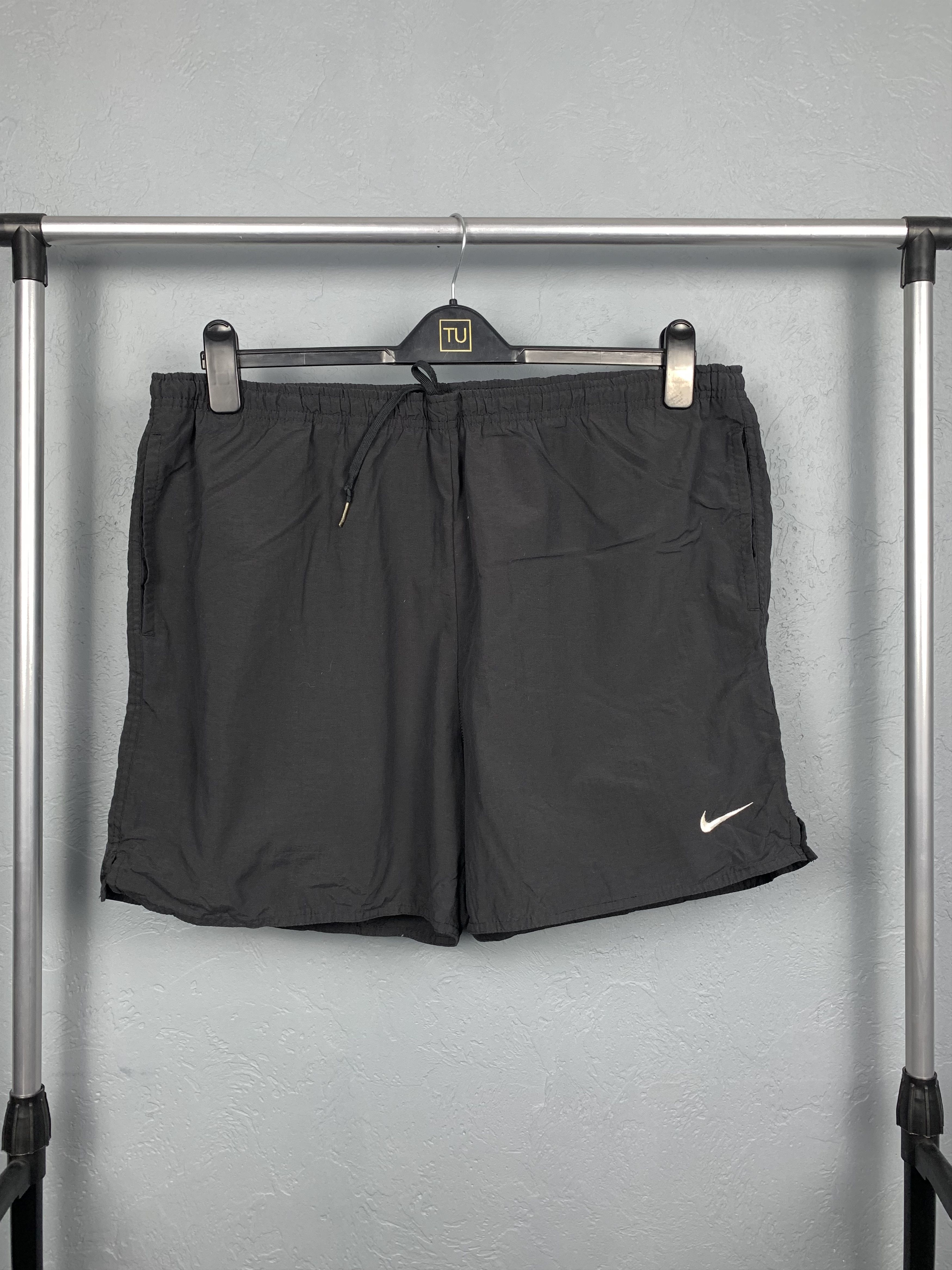 Nike Nike Vintage Mens Big Logo Nylon Shorts Size US 34 / EU 50 - 4 Thumbnail