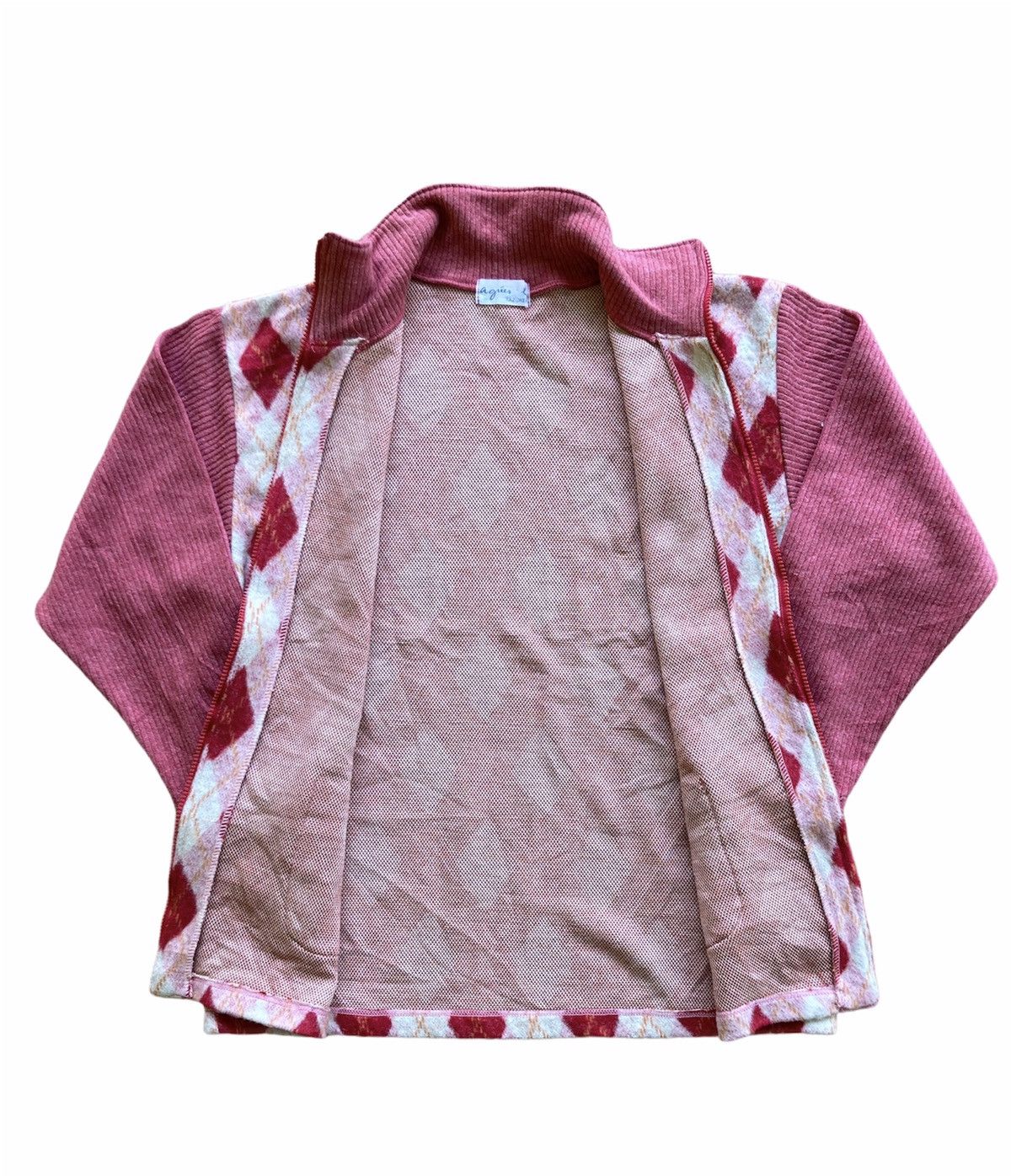agnes b. Agnes B Ladies Zipper Sweater Size M / US 6-8 / IT 42-44 - 3 Thumbnail