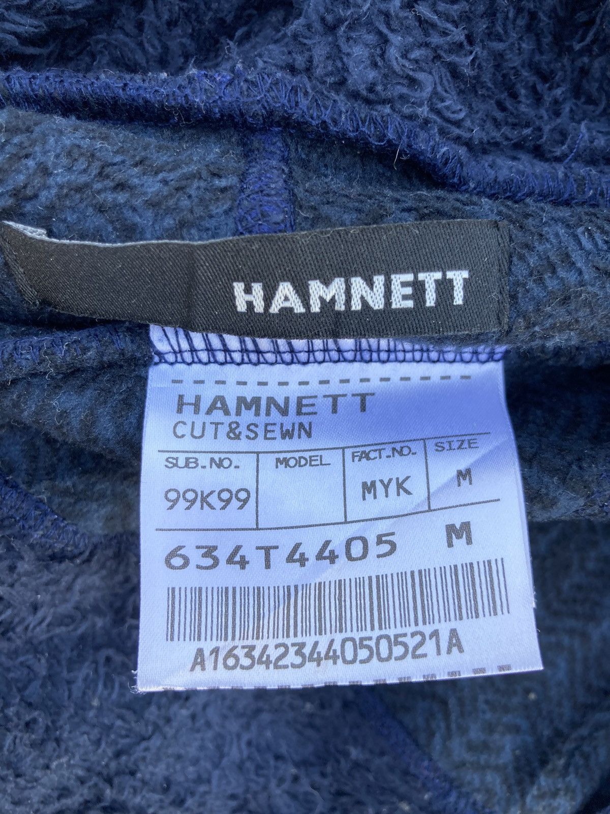 Katharine Hamnett London Hamnett Fleece Zipper Hoodie Size US M / EU 48-50 / 2 - 4 Thumbnail