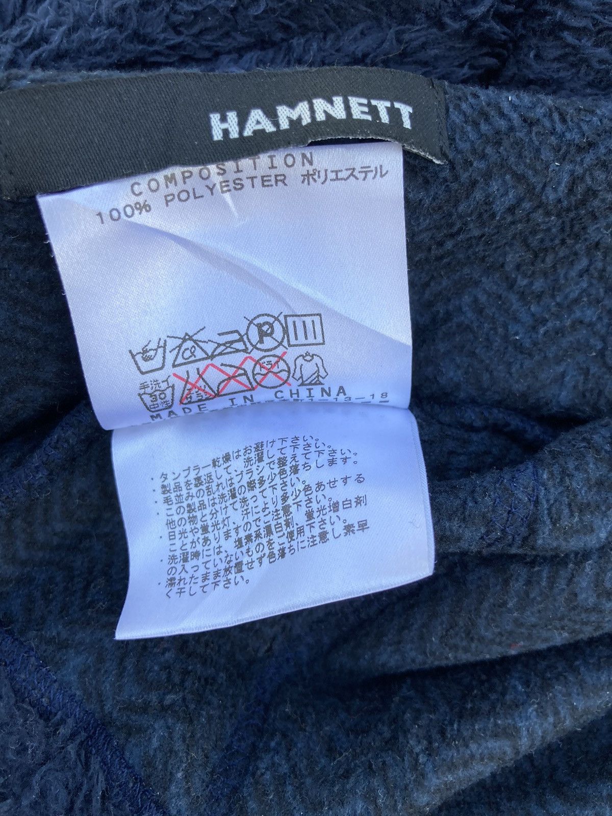 Katharine Hamnett London Hamnett Fleece Zipper Hoodie Size US M / EU 48-50 / 2 - 5 Thumbnail