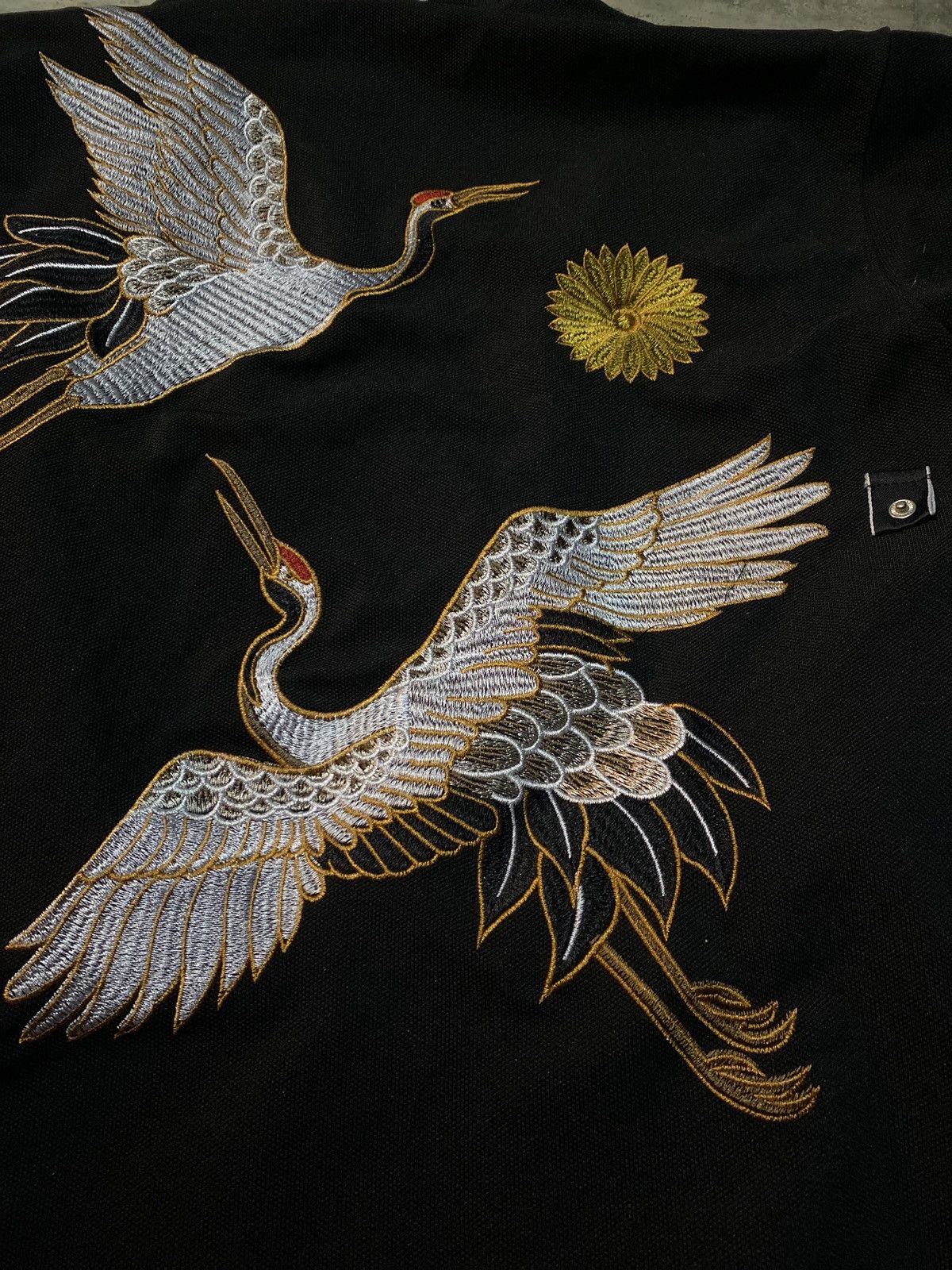 Asu Queen Patch Art Gothic Black Coat Avant Garde