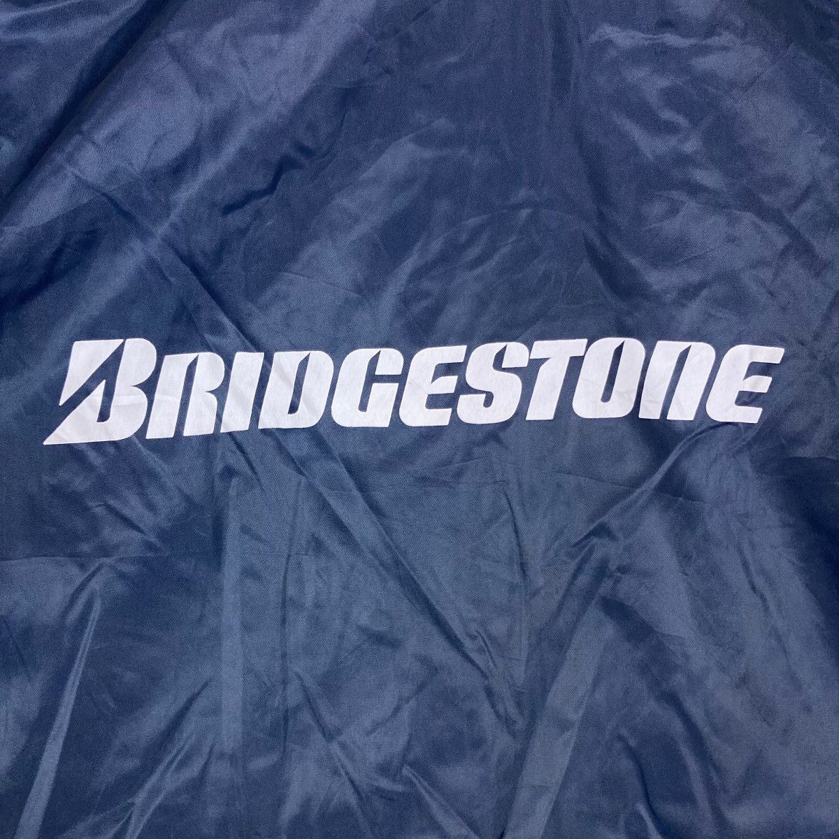 Vintage Vintage Bridgestone Spell Out Snap Button Jacket Size US L / EU 52-54 / 3 - 7 Thumbnail