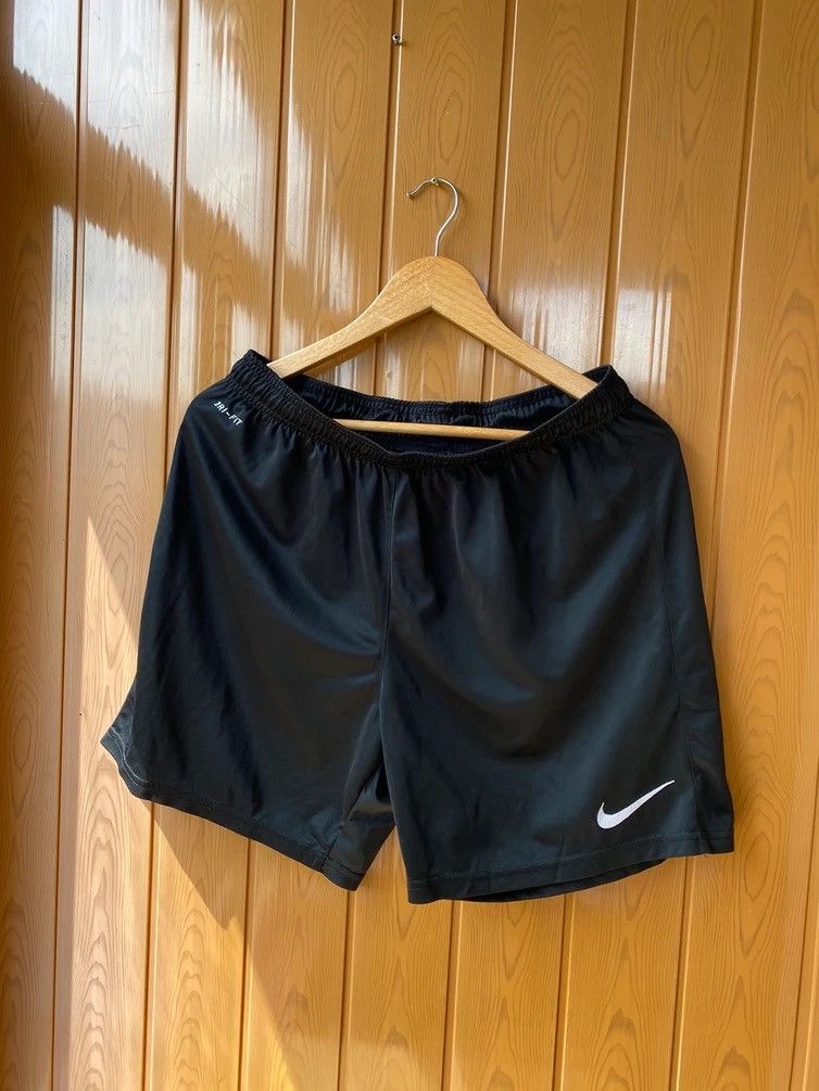 Pre-owned Nike X Vintage Nike Dri-fit Vintage Black Shorts