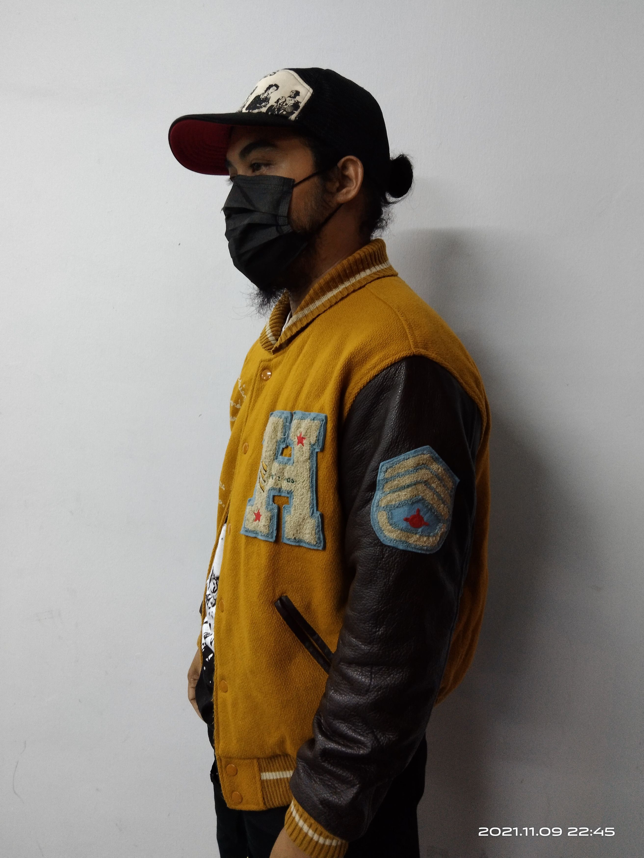 Japanese Brand JAPANESE BRAND VARSITY WOOL LEATHER JACKET Size US M / EU 48-50 / 2 - 4 Thumbnail