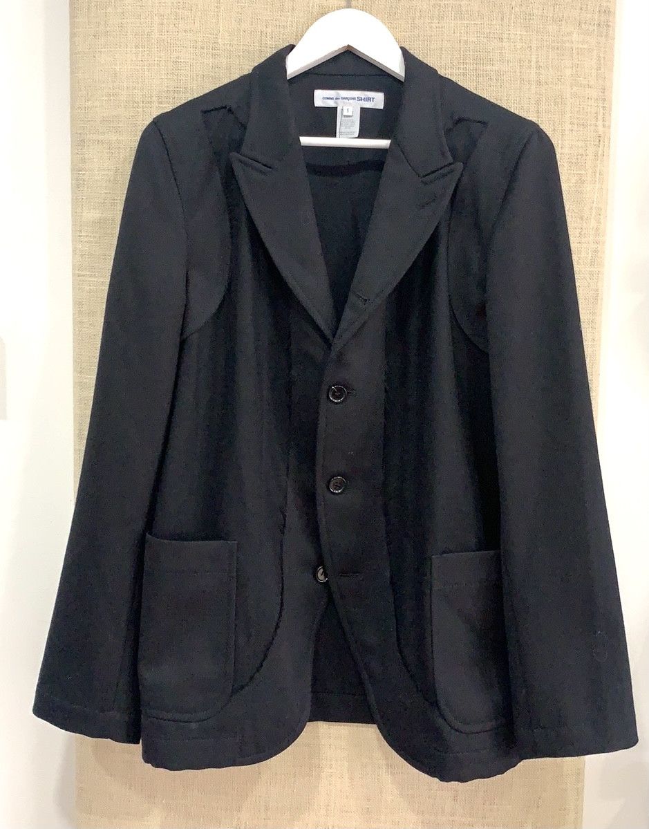 Comme des Garcons × Junya Watanabe NWOT Comme des garçons SHIRT distressed-raw seam jacket Size US S / EU 44-46 / 1 - 1 Thumbnail