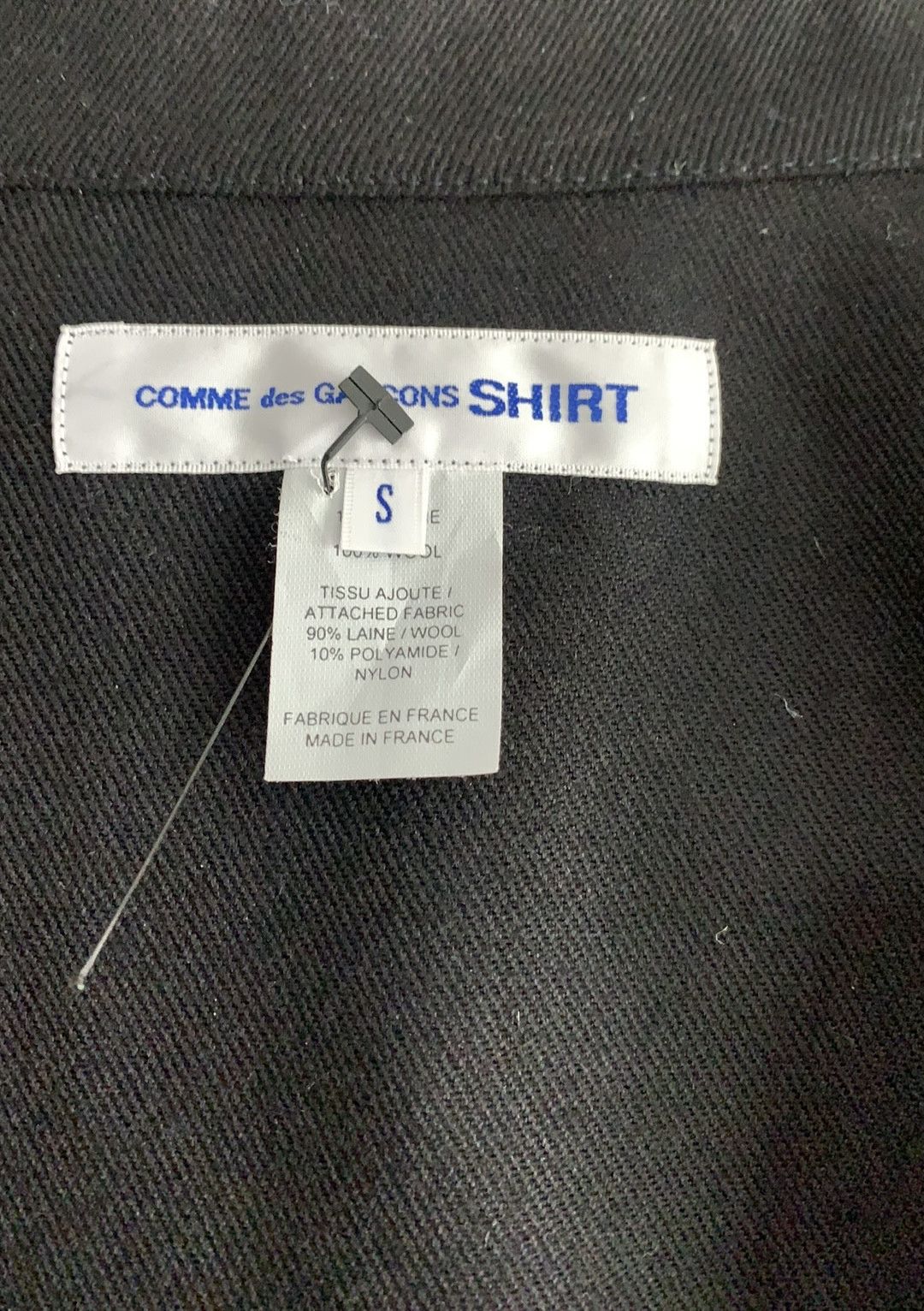 Comme des Garcons × Junya Watanabe NWOT Comme des garçons SHIRT distressed-raw seam jacket Size US S / EU 44-46 / 1 - 12 Thumbnail