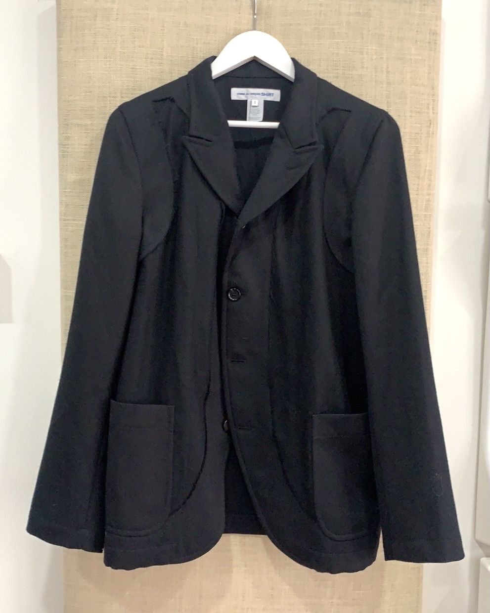 Comme des Garcons × Junya Watanabe NWOT Comme des garçons SHIRT distressed-raw seam jacket Size US S / EU 44-46 / 1 - 2 Thumbnail
