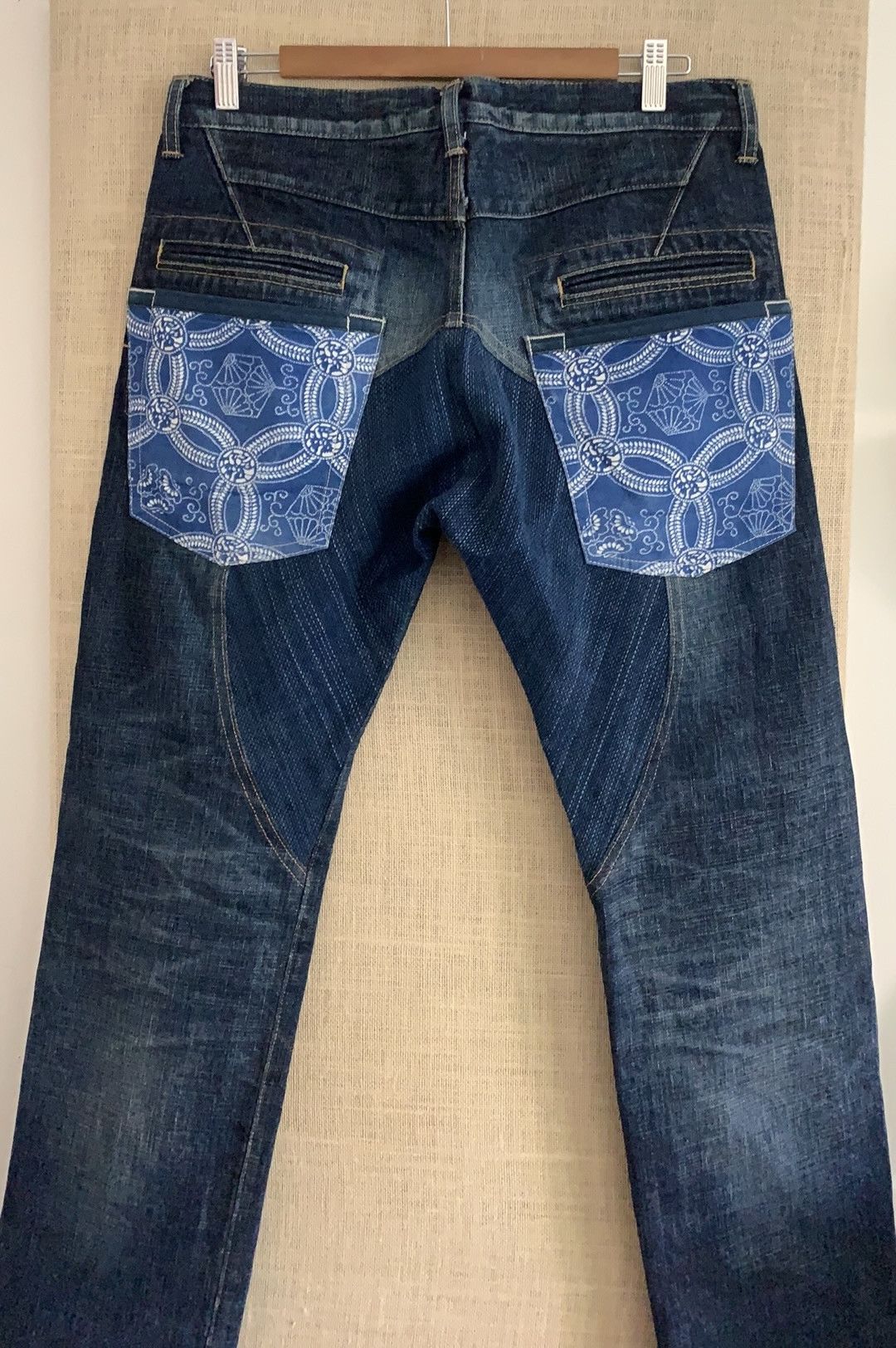 Comme des Garcons × Junya Watanabe Junya watanabe double scarf pocket segment salvage jeans Size US 34 / EU 50 - 2 Thumbnail
