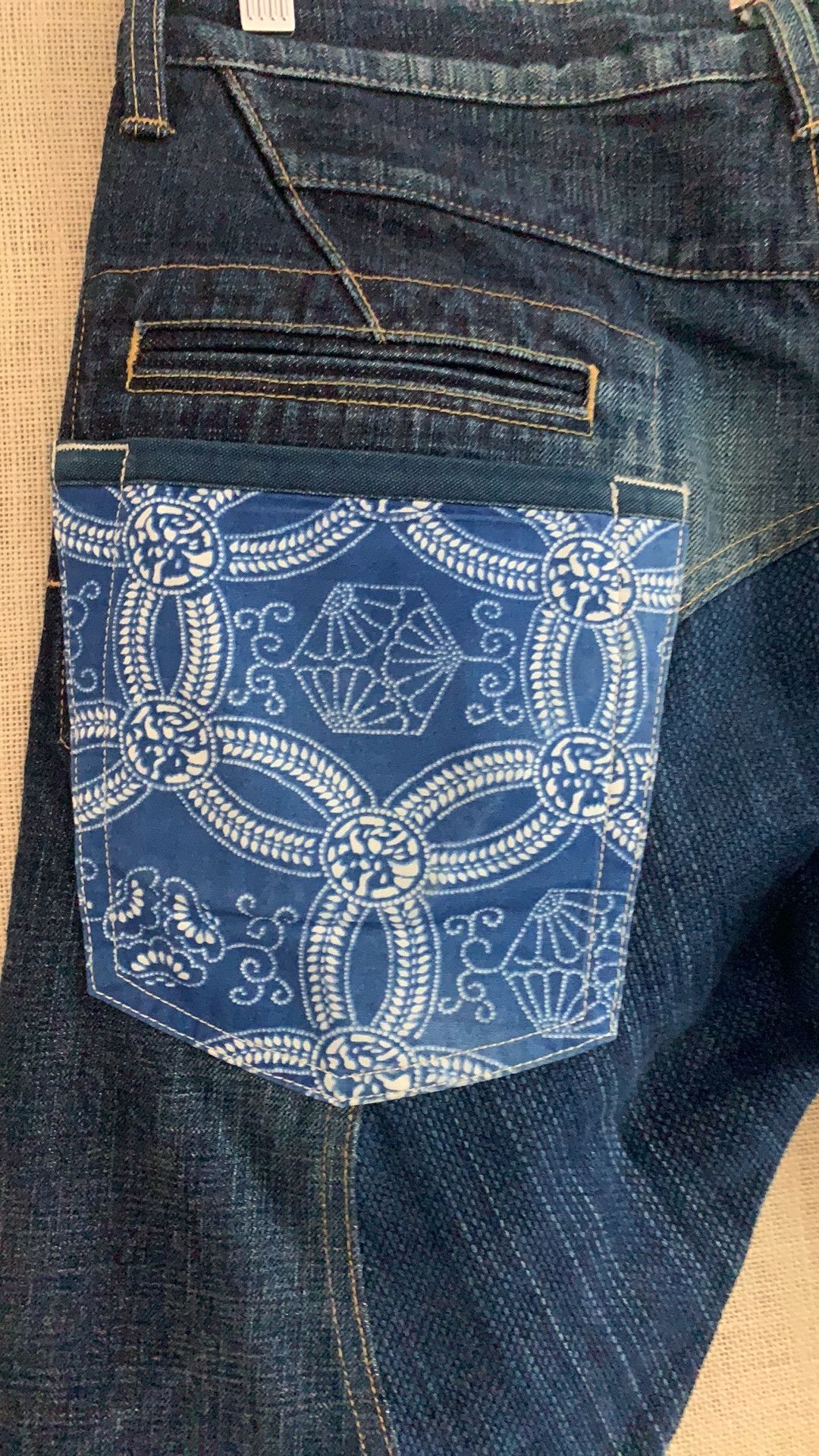 Comme des Garcons × Junya Watanabe Junya watanabe double scarf pocket segment salvage jeans Size US 34 / EU 50 - 6 Thumbnail