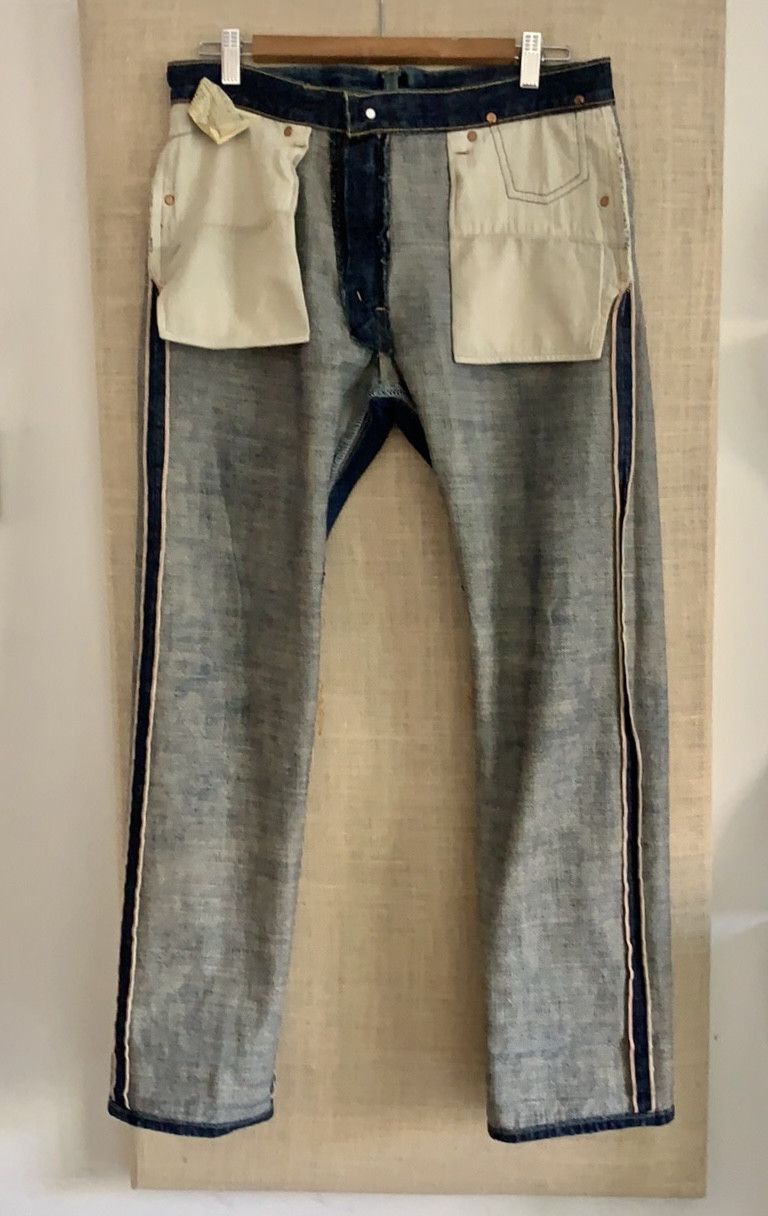 Comme des Garcons × Junya Watanabe Junya watanabe double scarf pocket segment salvage jeans Size US 34 / EU 50 - 12 Thumbnail