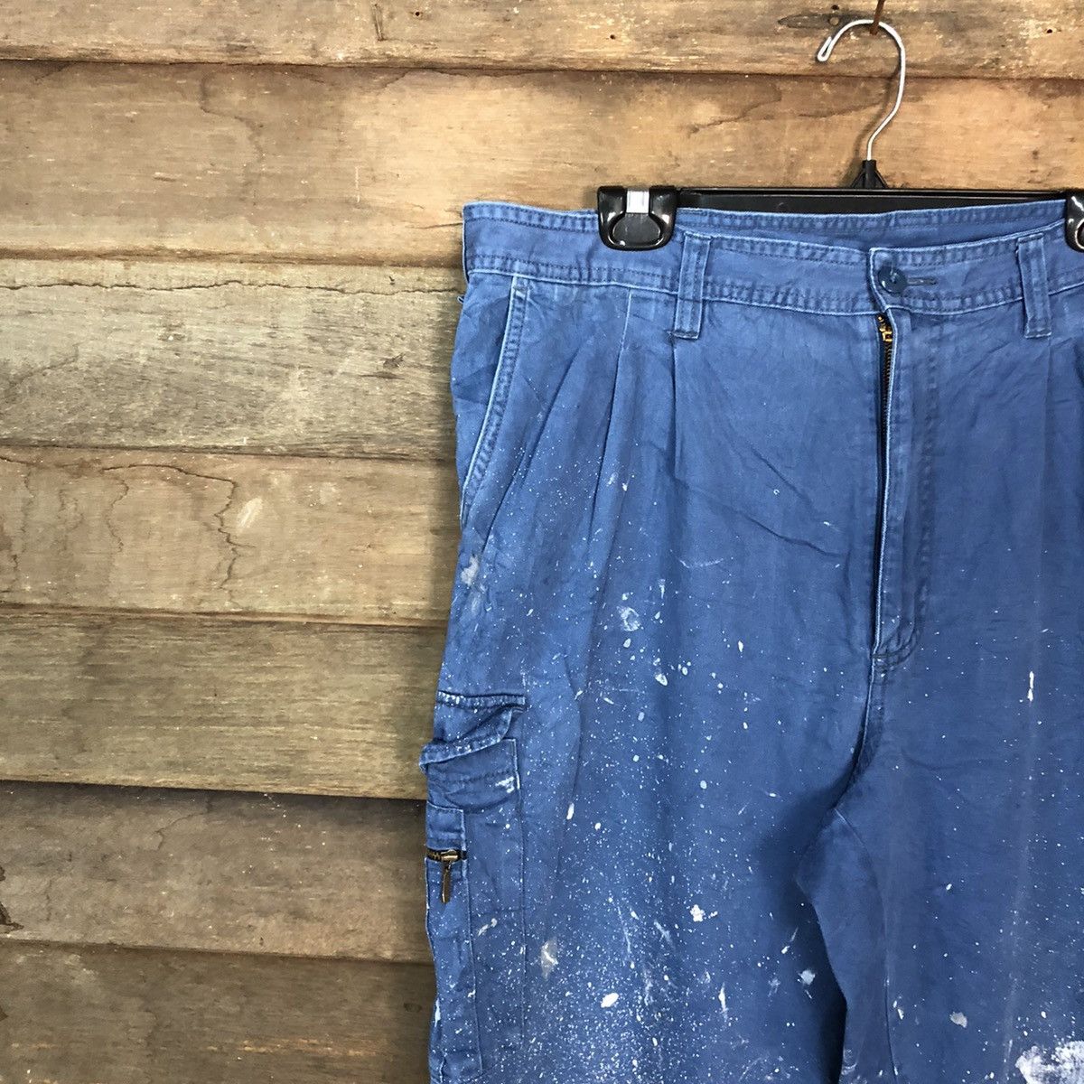 Japanese Brand DLL Evolution Blue Multipocket painter Cargo Pants #c977 Size US 38 / EU 54 - 6 Thumbnail