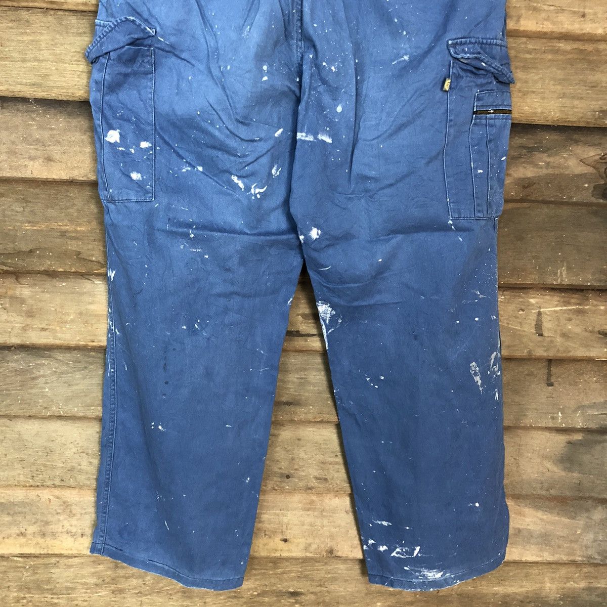 Japanese Brand DLL Evolution Blue Multipocket painter Cargo Pants #c977 Size US 38 / EU 54 - 11 Thumbnail