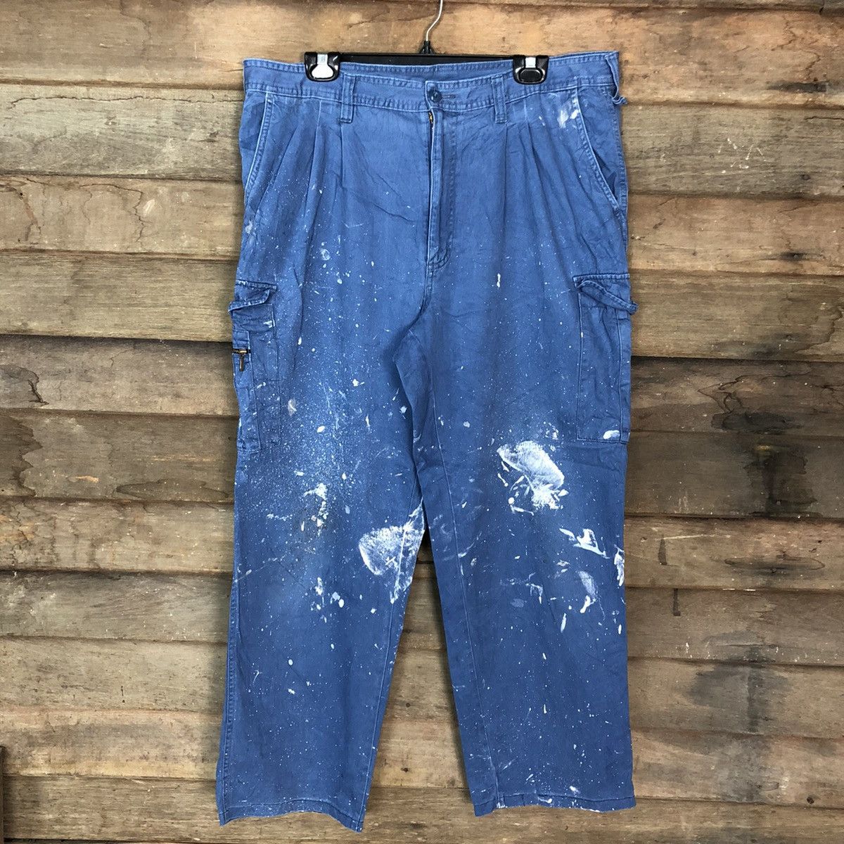 Japanese Brand DLL Evolution Blue Multipocket painter Cargo Pants #c977 Size US 38 / EU 54 - 1 Thumbnail