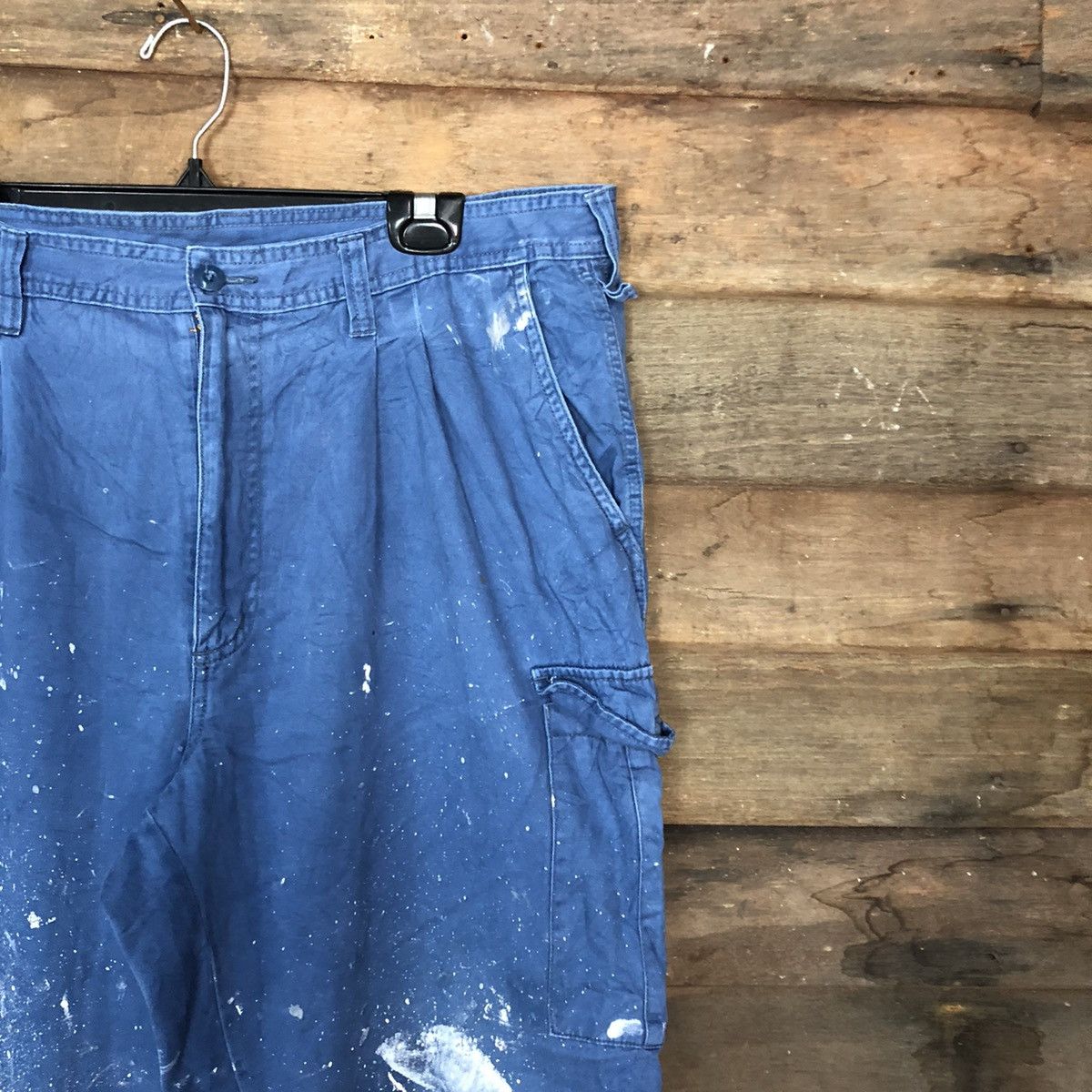 Japanese Brand DLL Evolution Blue Multipocket painter Cargo Pants #c977 Size US 38 / EU 54 - 5 Thumbnail