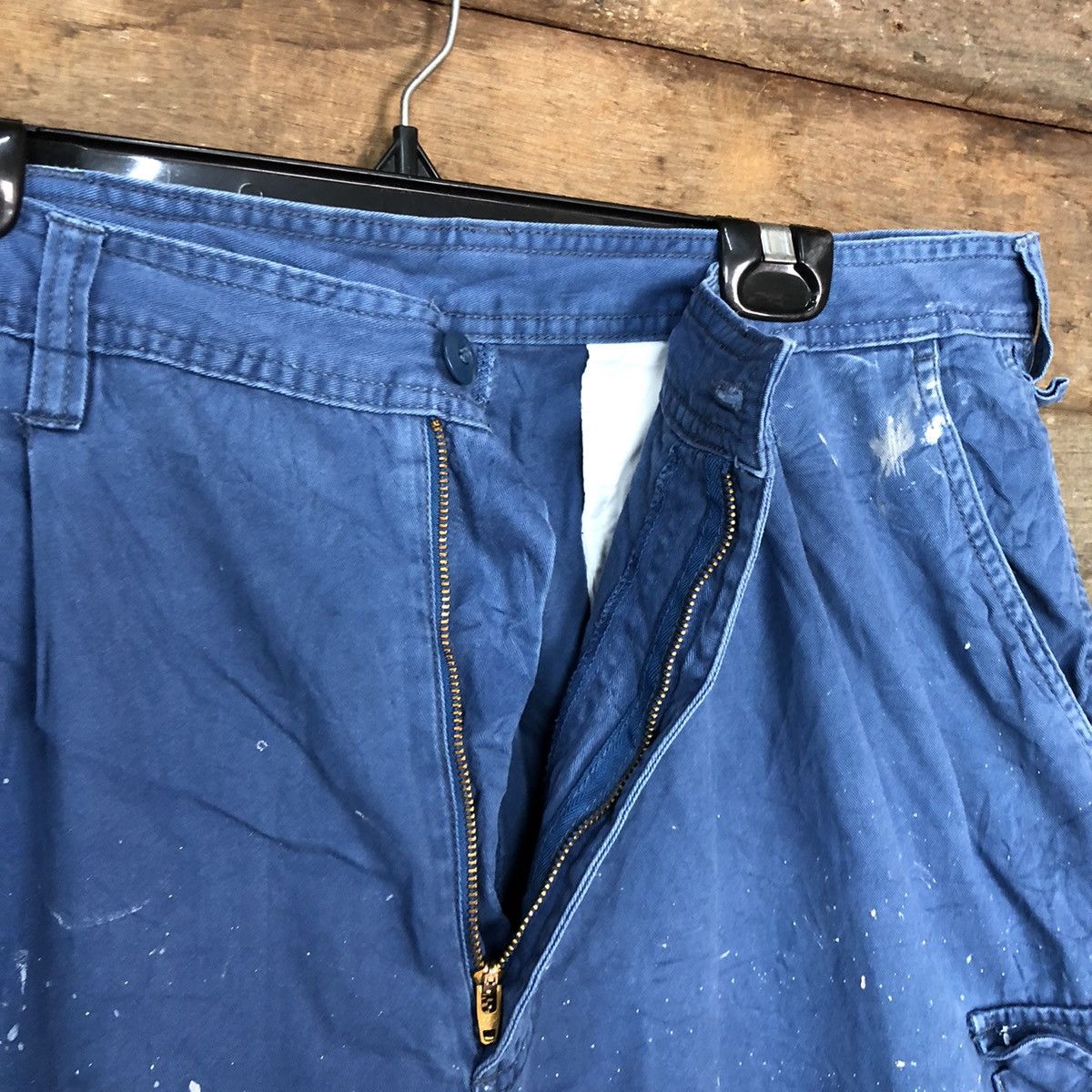 Japanese Brand DLL Evolution Blue Multipocket painter Cargo Pants #c977 Size US 38 / EU 54 - 7 Thumbnail