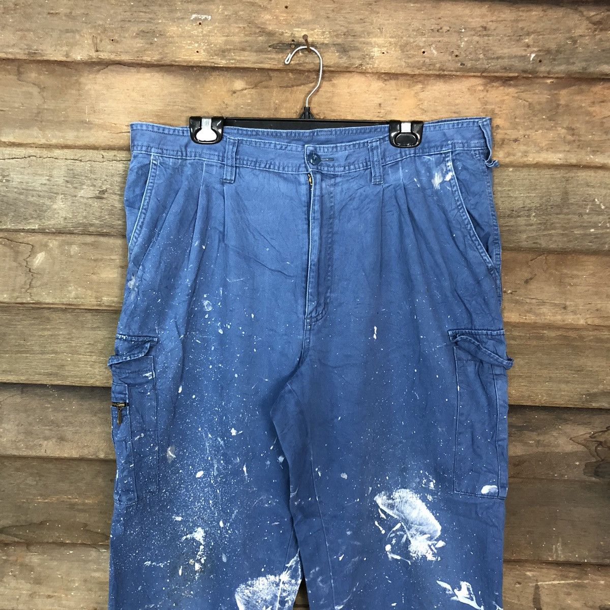 Japanese Brand DLL Evolution Blue Multipocket painter Cargo Pants #c977 Size US 38 / EU 54 - 2 Thumbnail