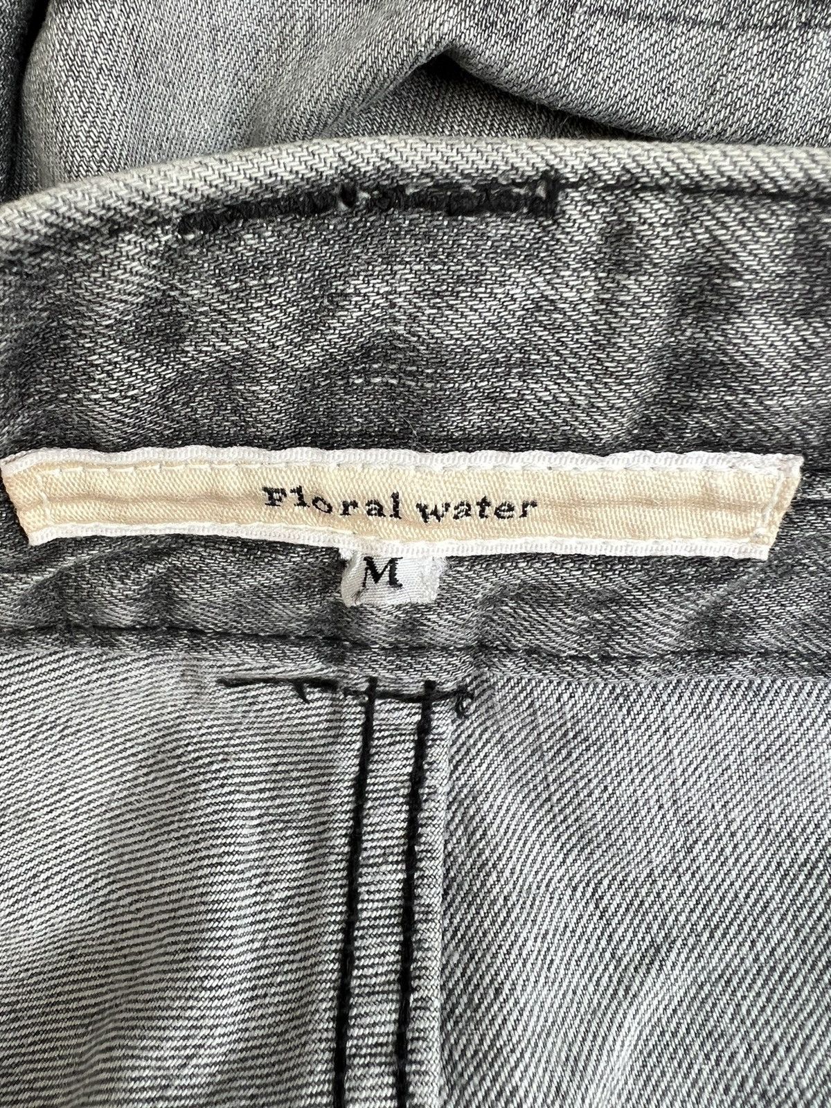 Vintage Vintage FLORAL WATER Japan Striped Patchwork Denim Pant Size US 31 - 22 Thumbnail