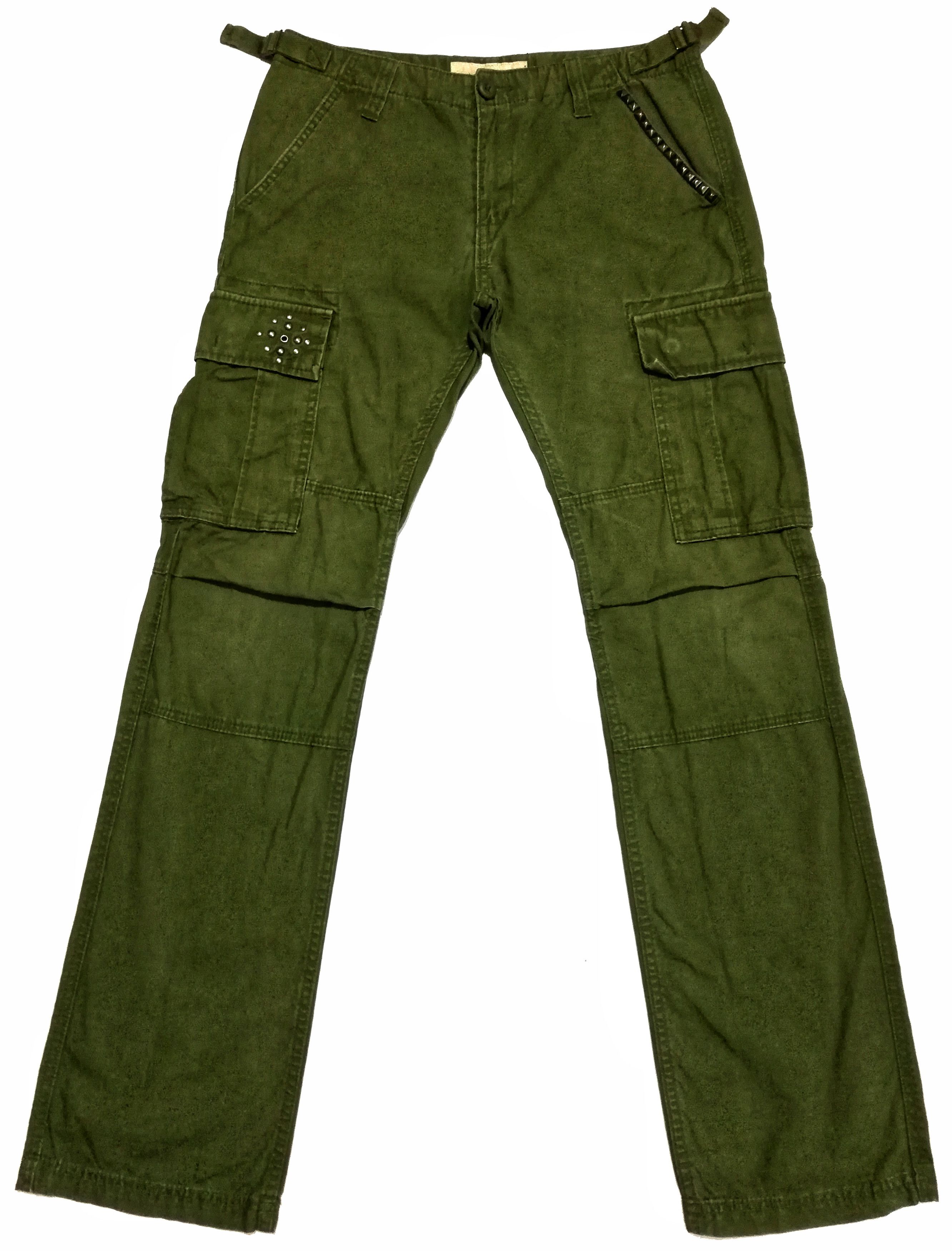 Designer × Japanese Brand 🔥Very Rare Neutral 8 Infinity Military Cargo Pants🔥 Size US 31 - 2 Thumbnail