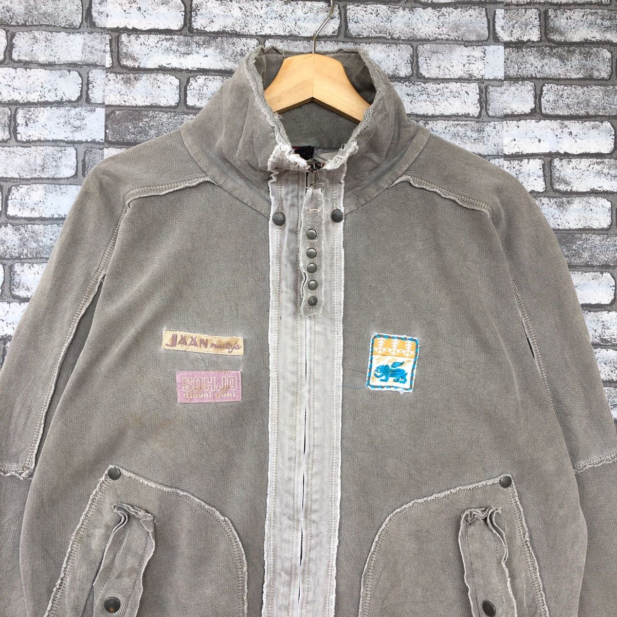 Diesel × Vintage Sohjo Diesel Gear sweater pullover jumper sweatshirt Size US L / EU 52-54 / 3 - 3 Thumbnail