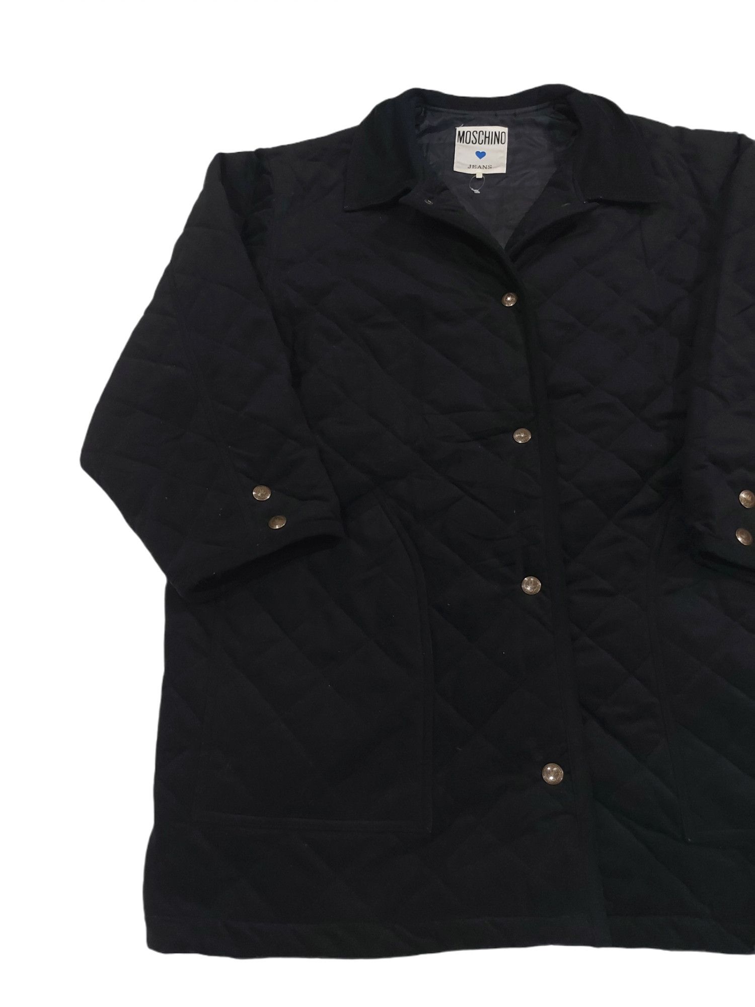 Moschino VERY RARE! VTG MOSCHINO SCOVIL BUTTON BLACK WINTER JACKET Size US XL / EU 56 / 4 - 5 Thumbnail