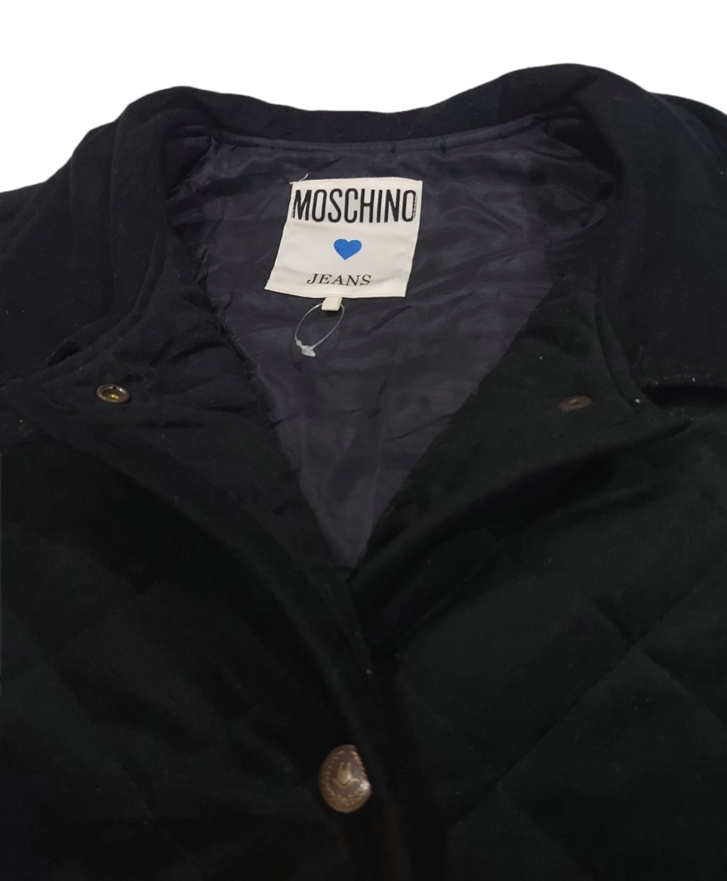 Moschino VERY RARE! VTG MOSCHINO SCOVIL BUTTON BLACK WINTER JACKET Size US XL / EU 56 / 4 - 7 Thumbnail
