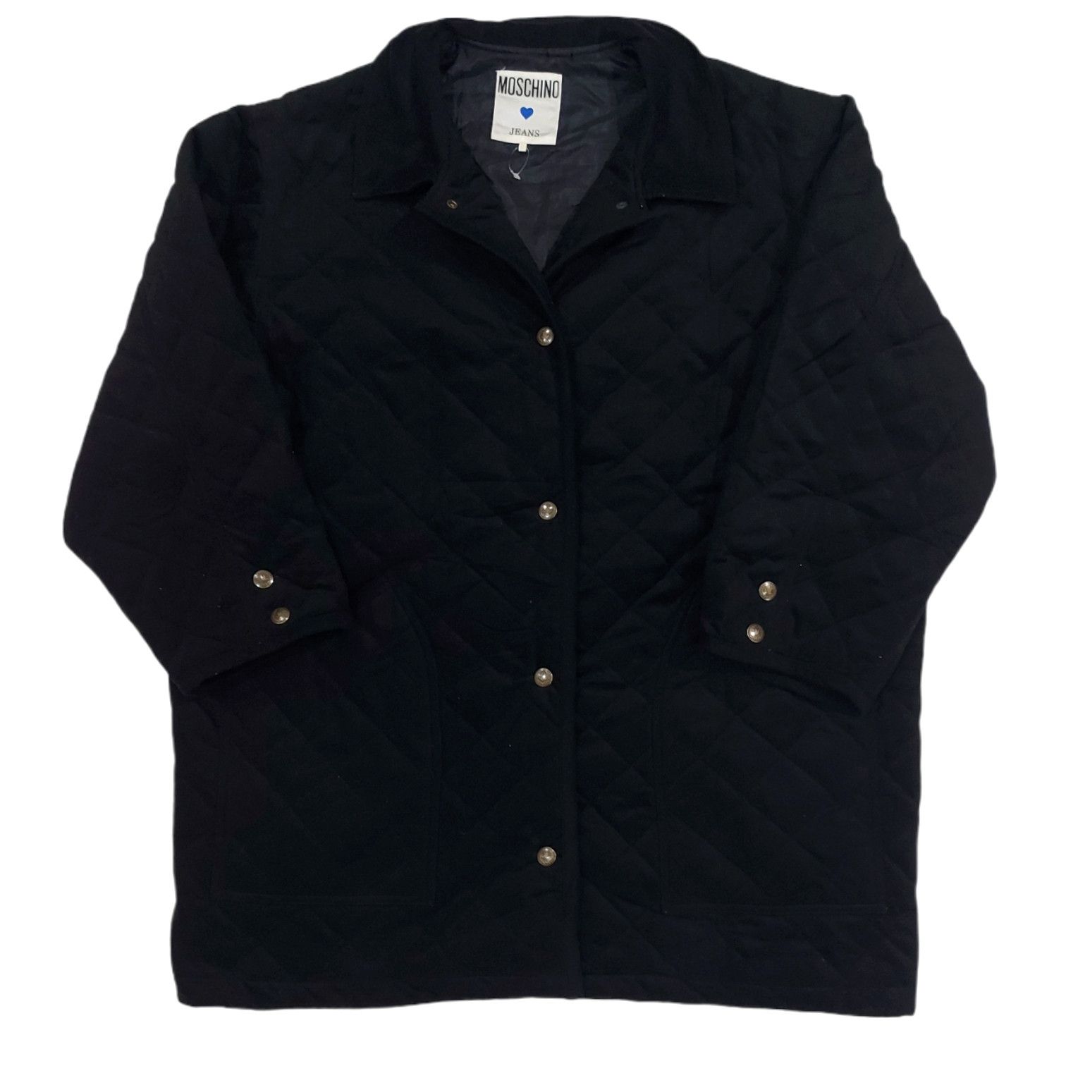 Moschino VERY RARE! VTG MOSCHINO SCOVIL BUTTON BLACK WINTER JACKET Size US XL / EU 56 / 4 - 1 Thumbnail
