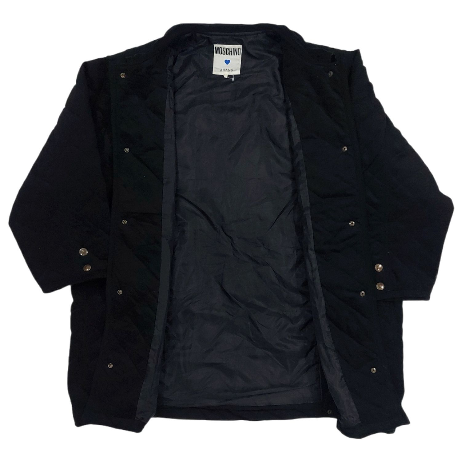 Moschino VERY RARE! VTG MOSCHINO SCOVIL BUTTON BLACK WINTER JACKET Size US XL / EU 56 / 4 - 2 Thumbnail