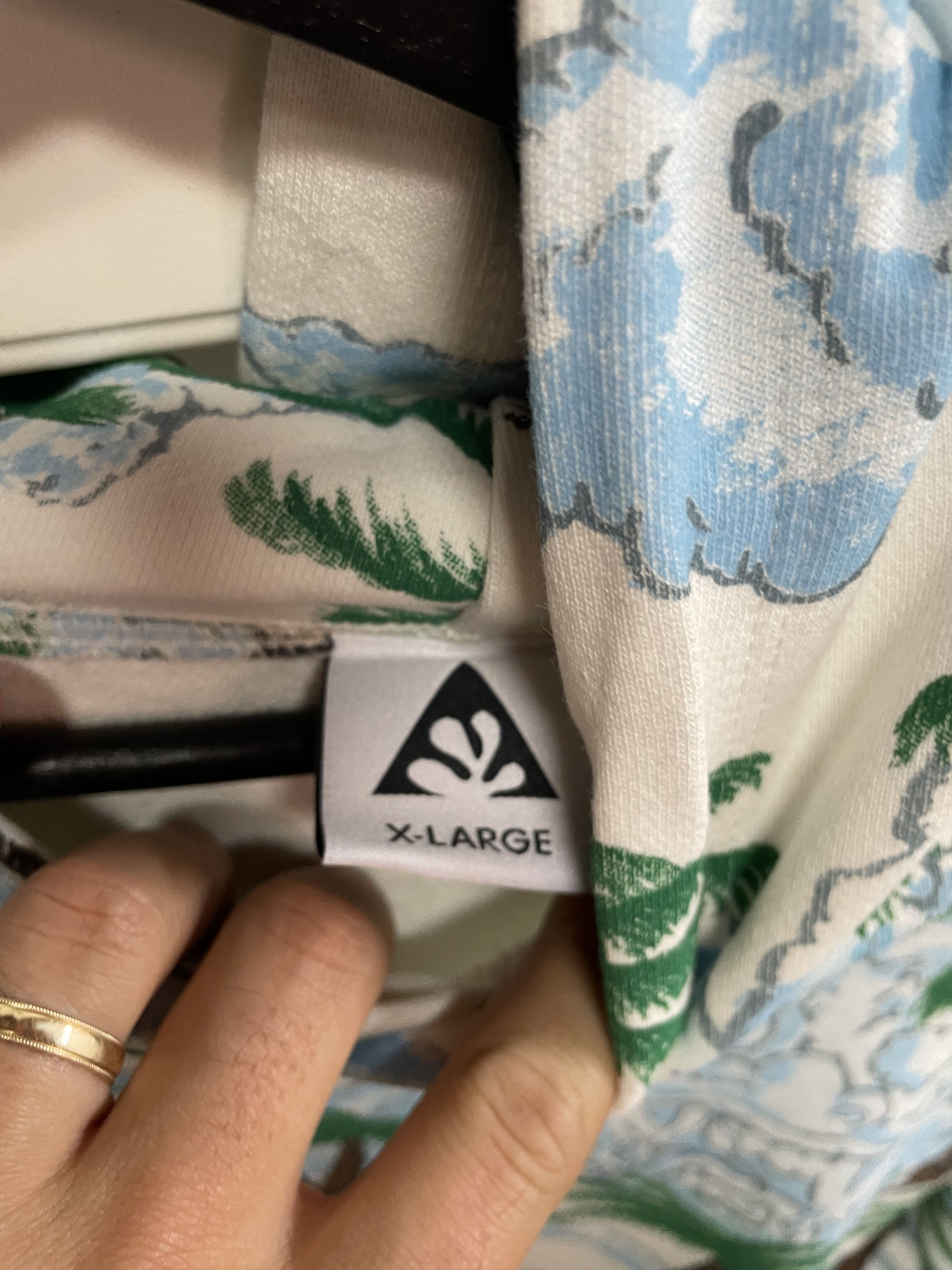 Other WASTED COLLECTIVE PALM TREE WHITE EXTRA LARGE HOODY Size US XL / EU 56 / 4 - 3 Thumbnail